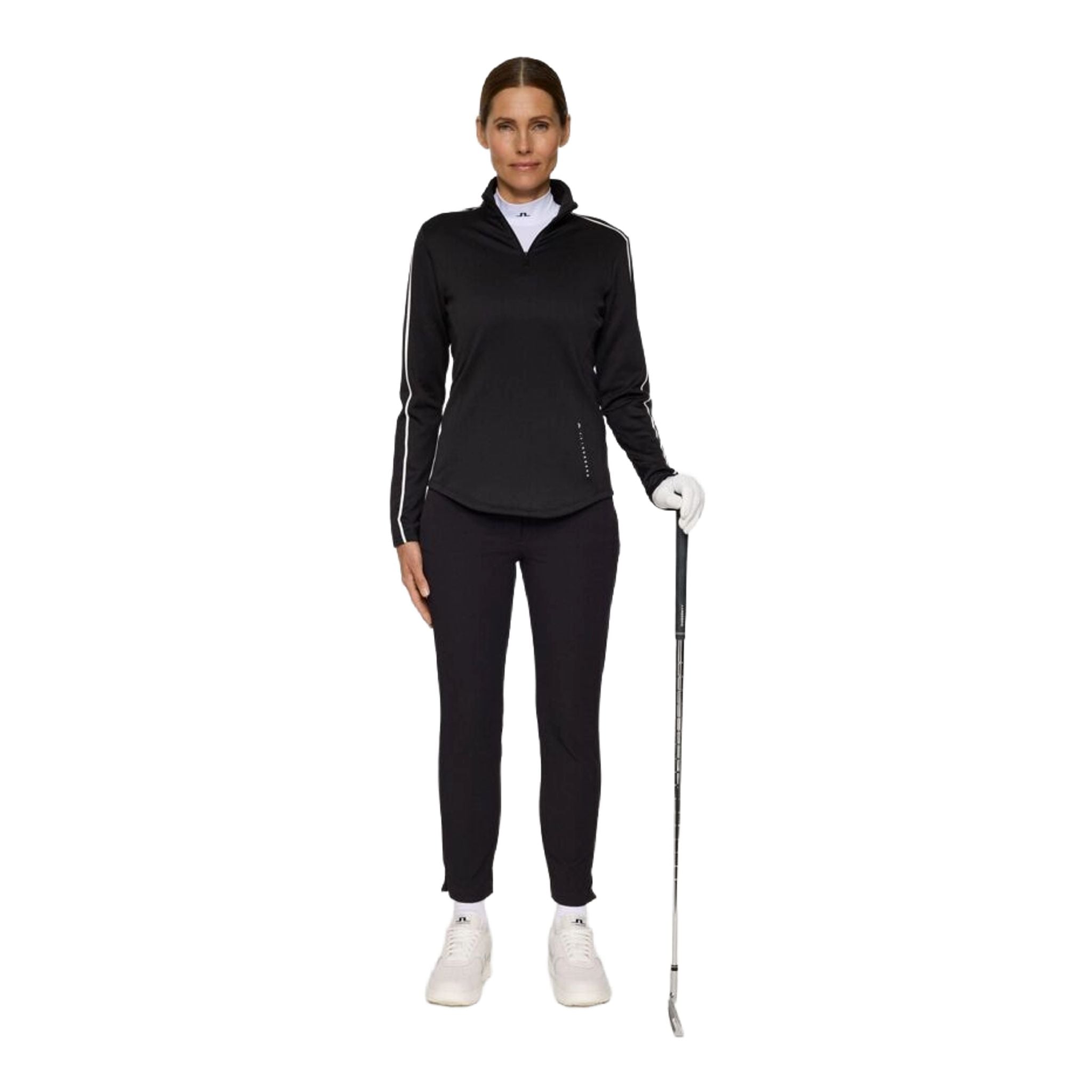 J. Lindeberg Nefe Quarter Zip Midlayer da donna
