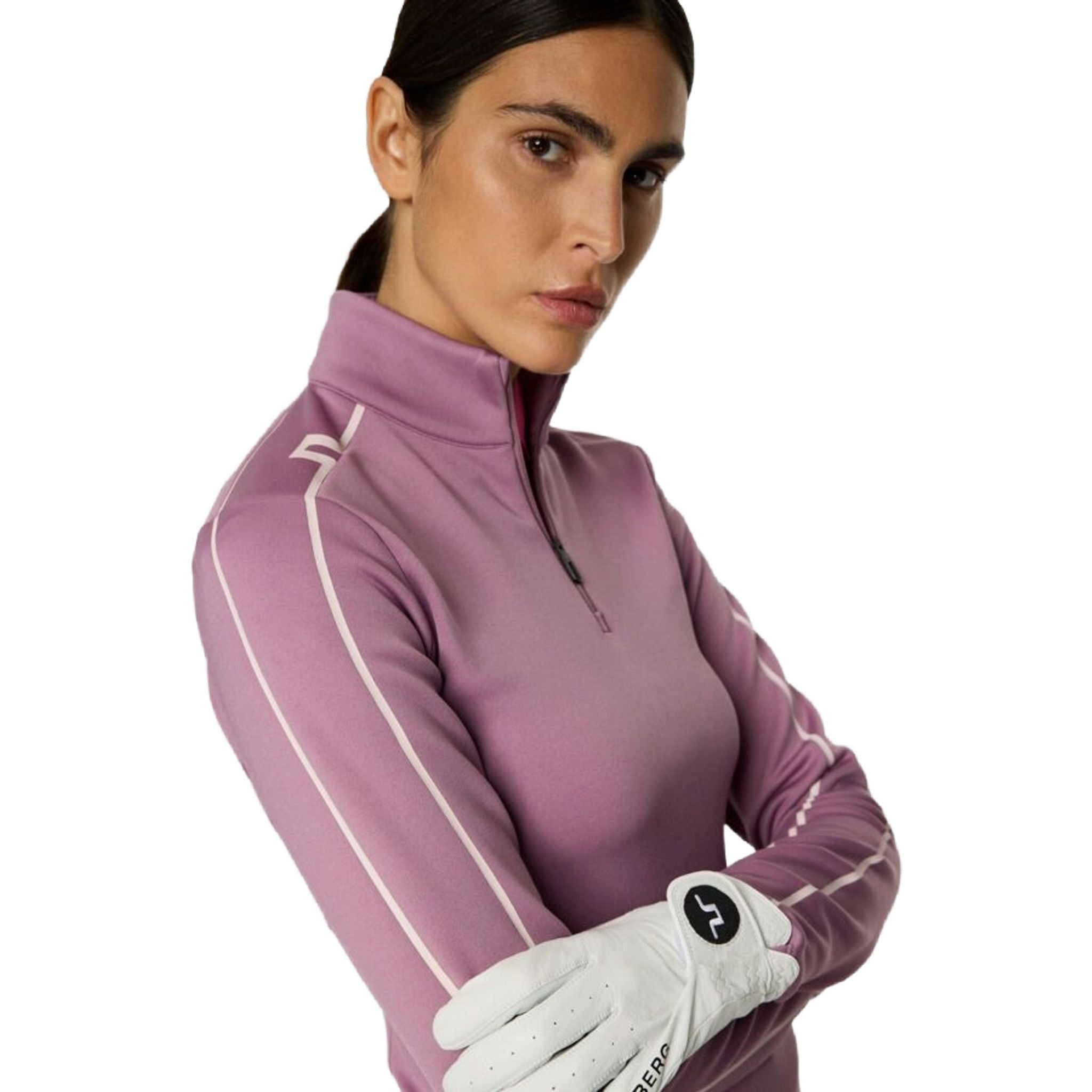 J. Lindeberg Nefe Quarter Zip Midlayer da donna