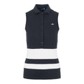 J. Lindeberg W Nora-Rib Jersey Polo Jl Blu Navy Donna