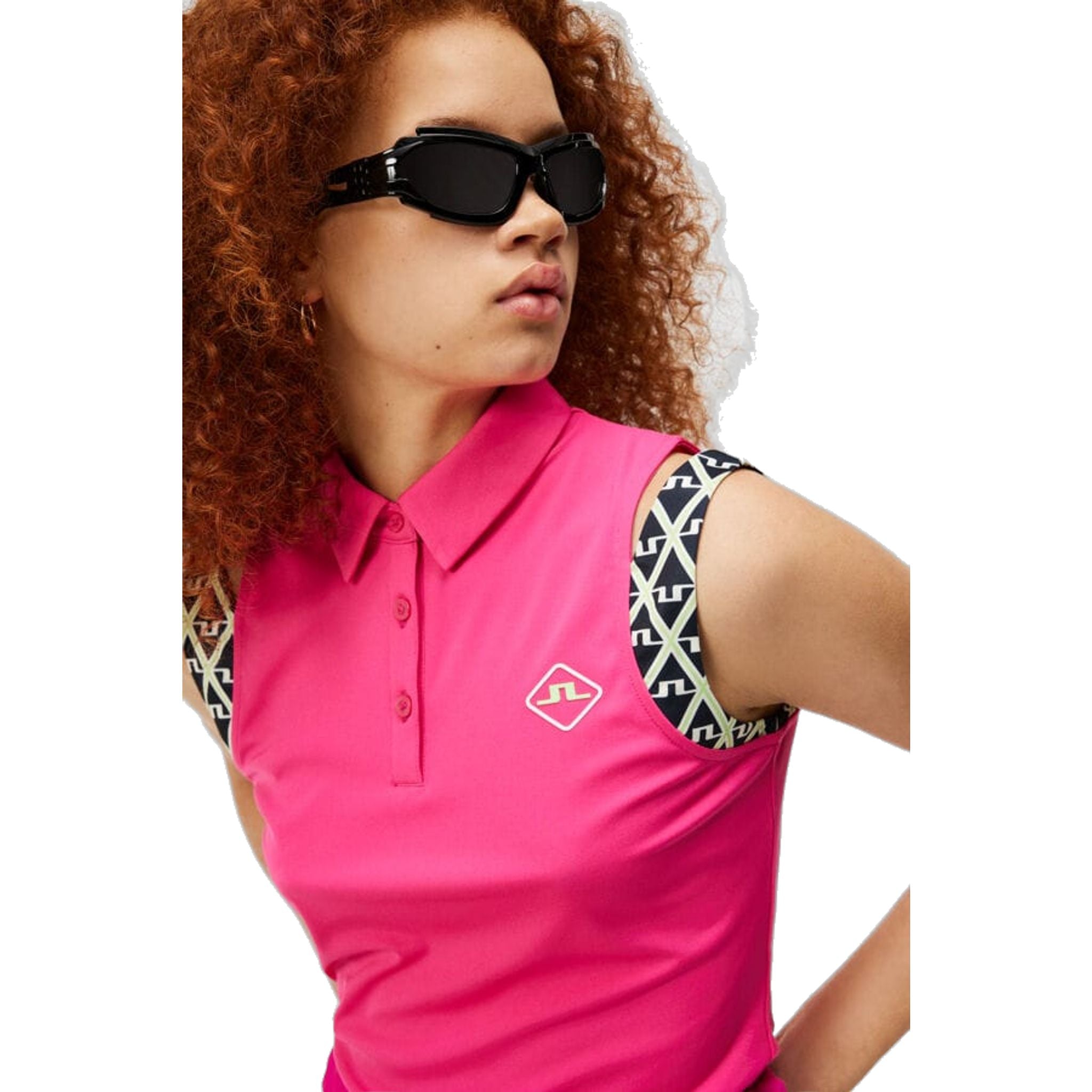 J. Lindeberg Malaika Top senza maniche da donna