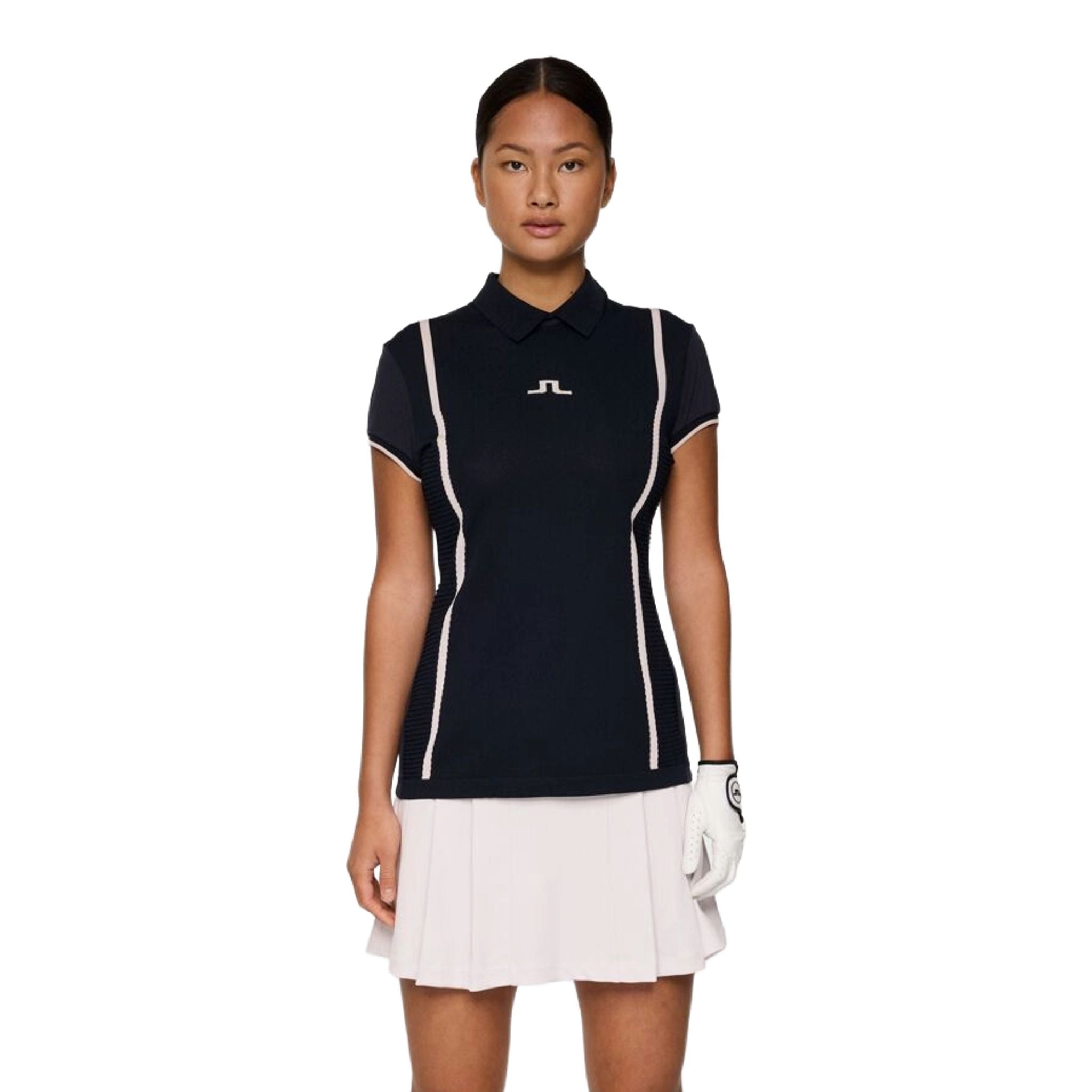 J. Lindeberg Theodora Hybrid Knit Shirt Donna