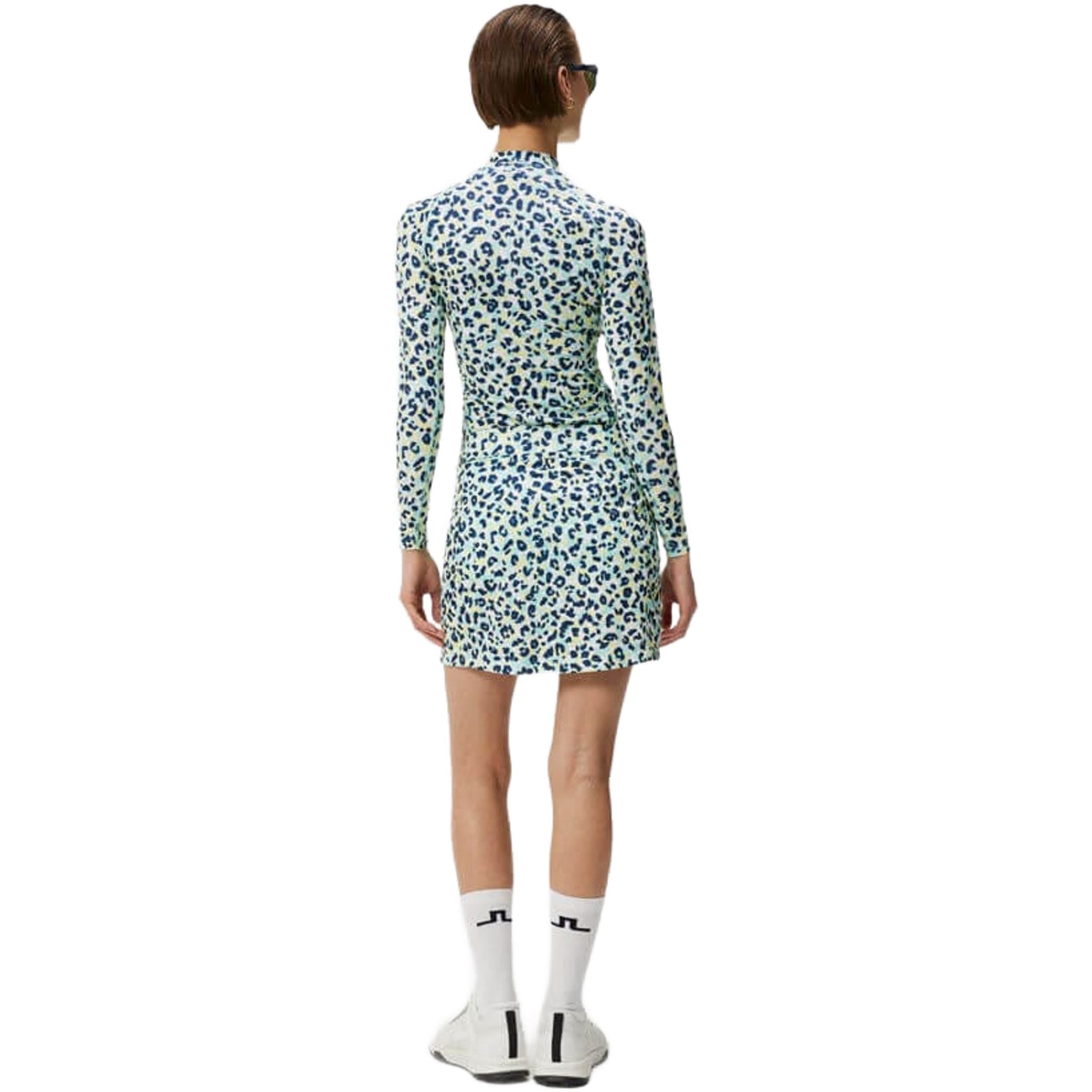 Gonna a stampa media Amelie di J. Lindeberg da donna