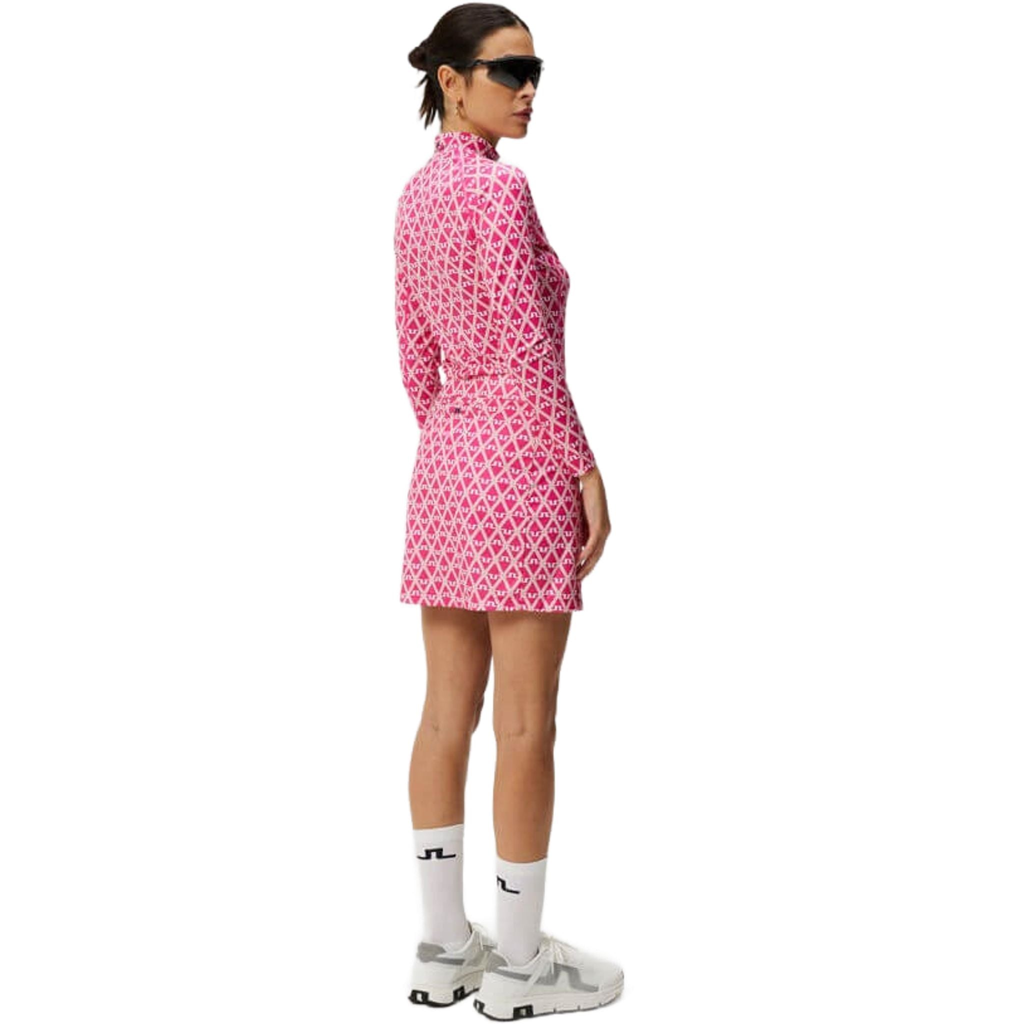 Gonna a stampa media Amelie di J. Lindeberg da donna