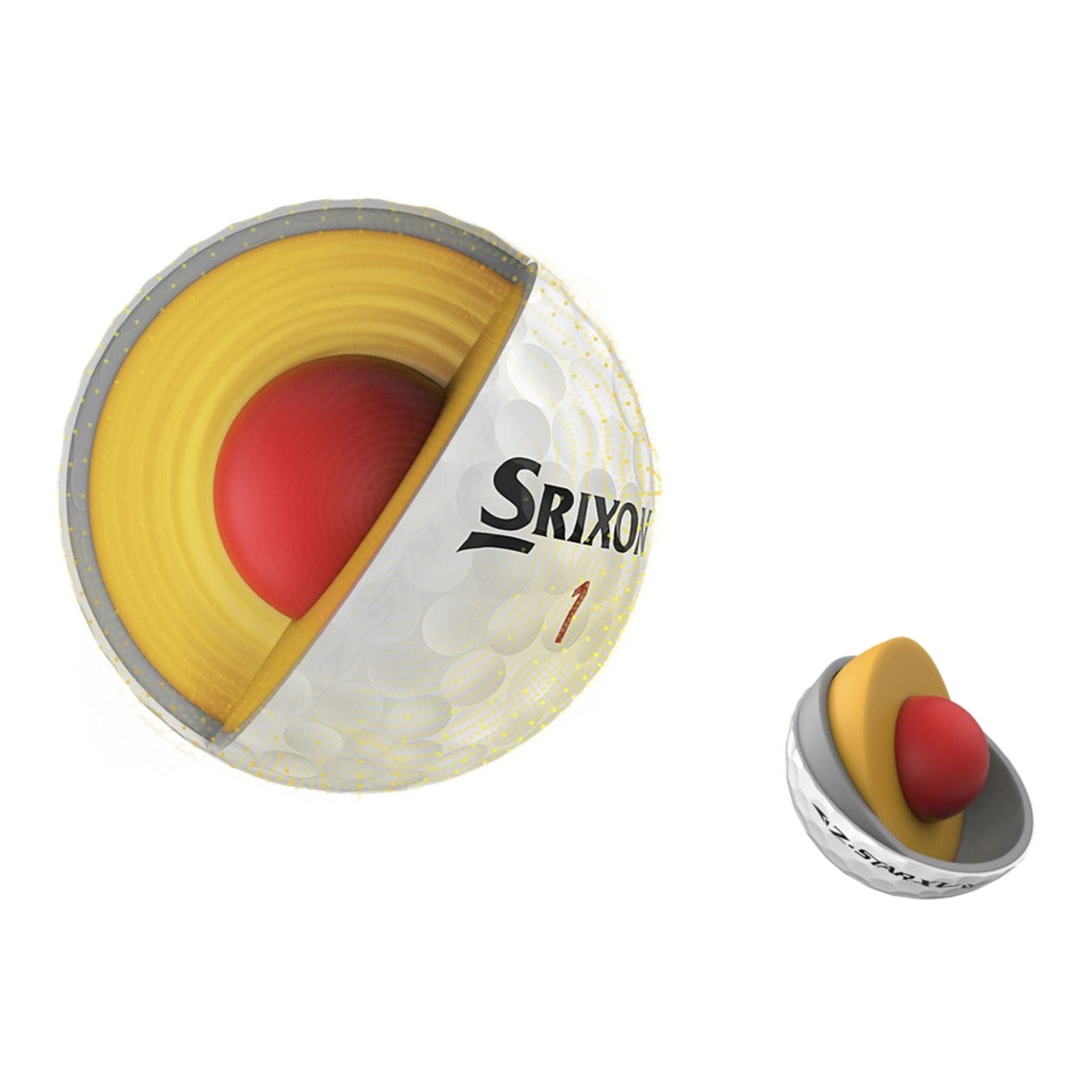 Srixon Z-Star XV 6 (19) DPP [12 Palline] Bianco