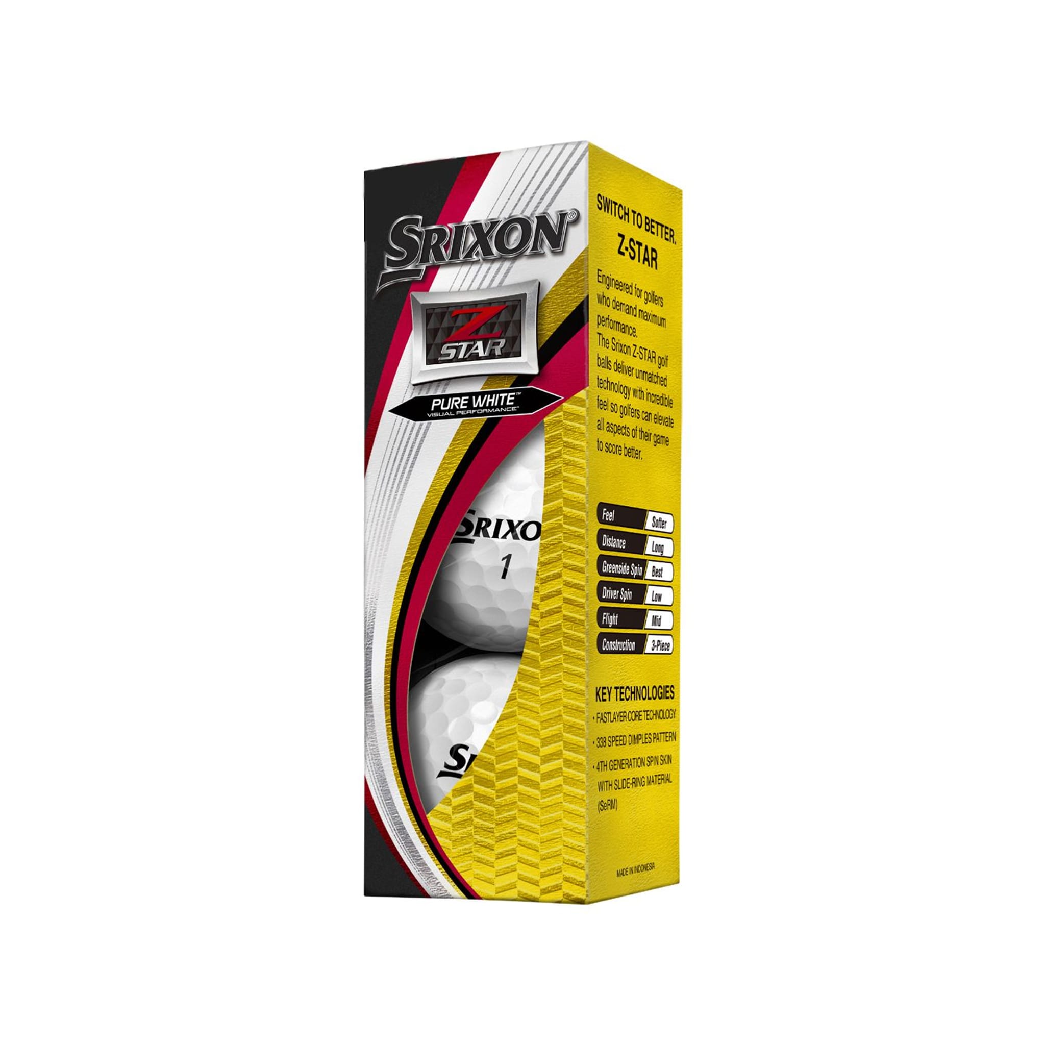 Srixon Z-Star 6 (19) DPP [12Balls] White