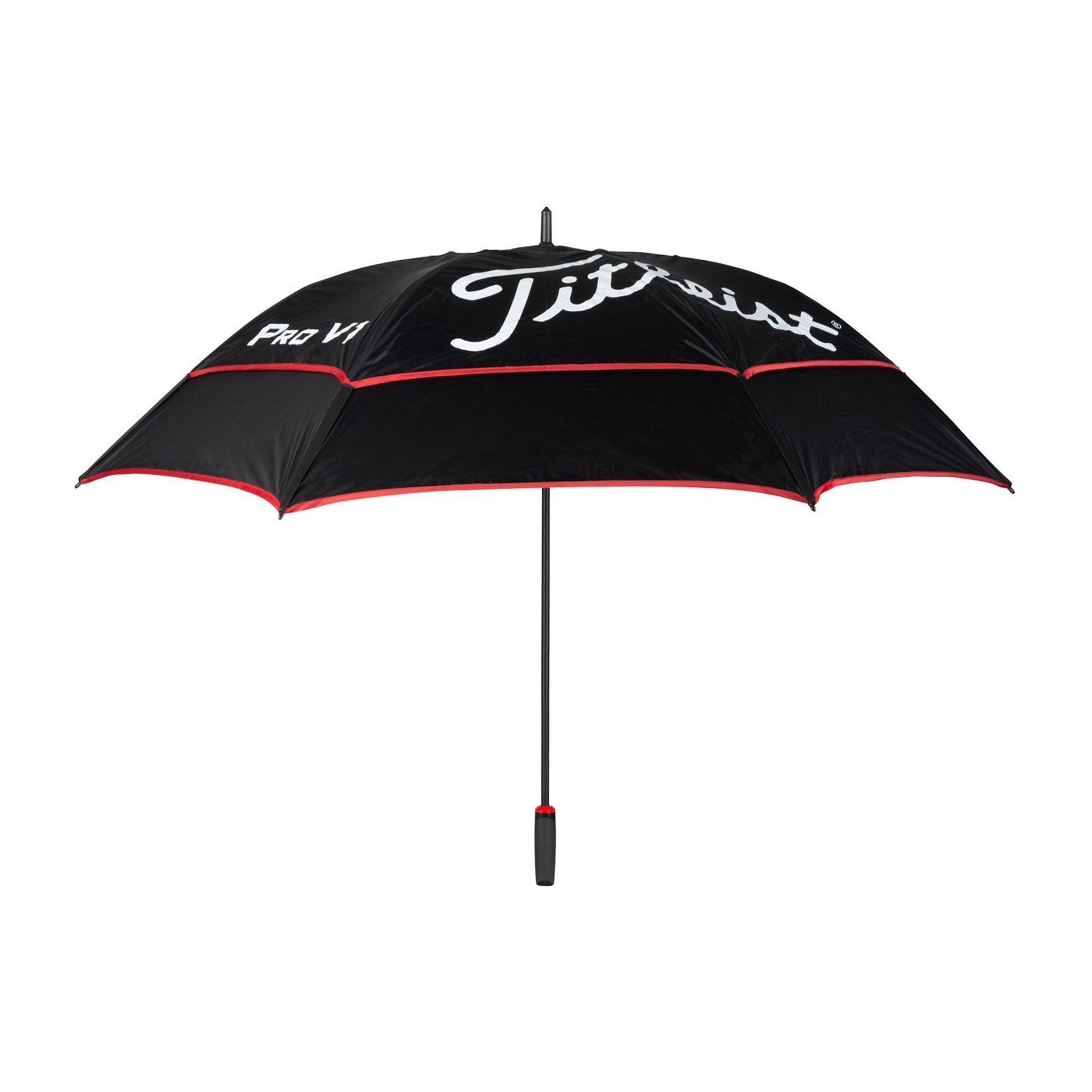 Titleist Tour Umbrella Doppio baldacchino Nero/Rosso