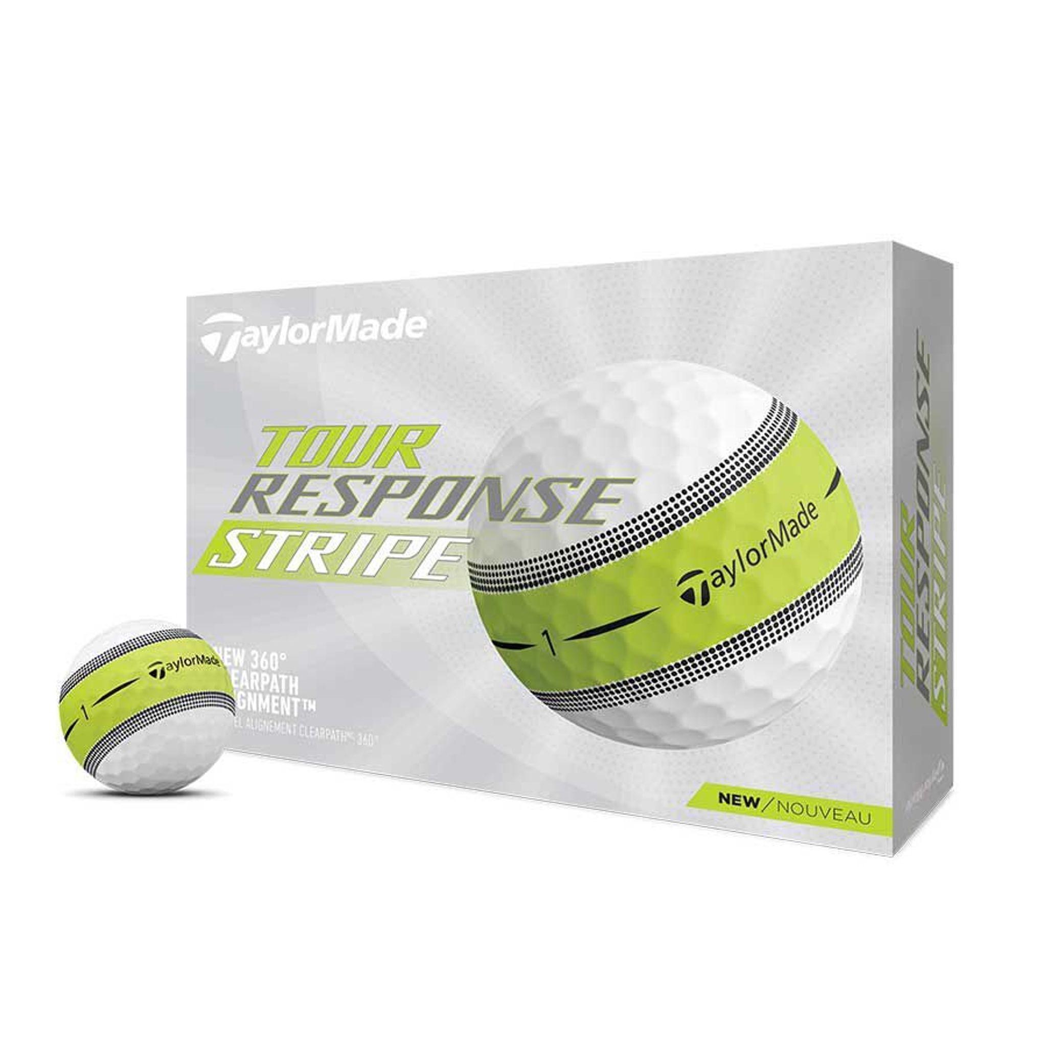Palline da golf TaylorMade Tour Response Stripe