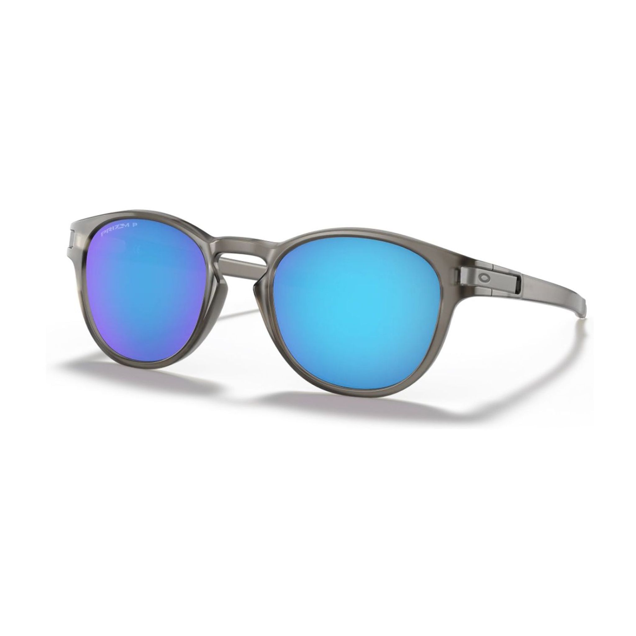 Oakley M Latch Matte Gray Ink Prizm Sapphire Polarized Uomo