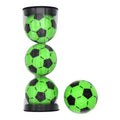 Palloni da football Legend Golfgear neri/verdi tubo [3 palline]