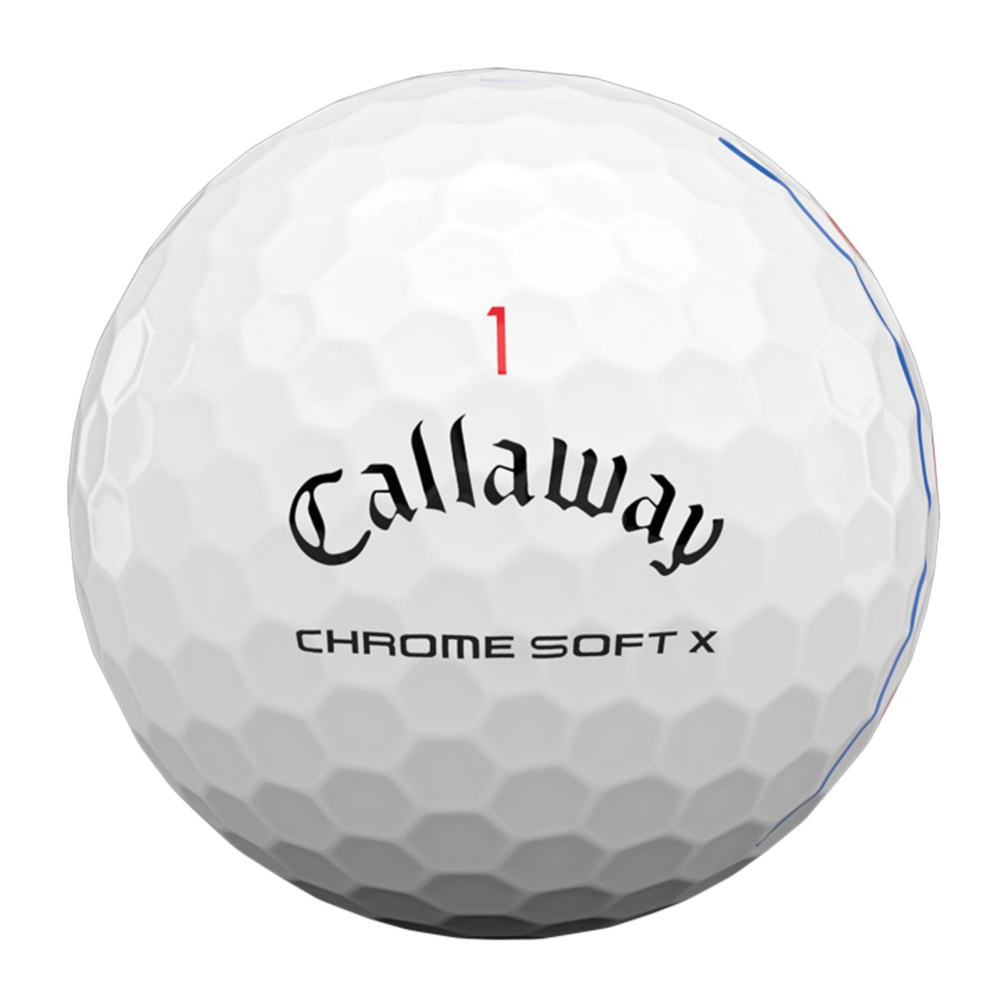 Callaway Chrome Soft X Triple Track (20) [12Bälle] Weiß