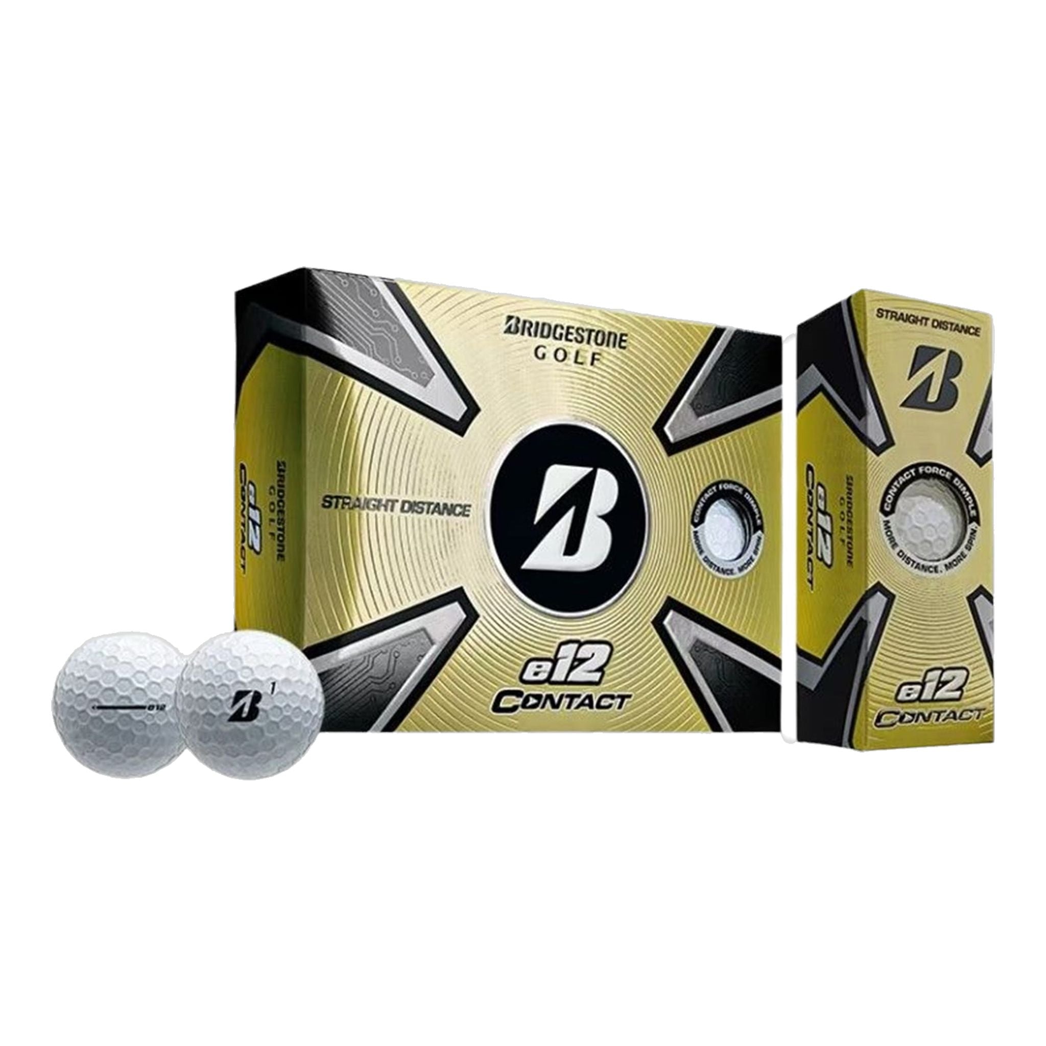 Palline da golf Bridgestone e12 Contact (12 pezzi).