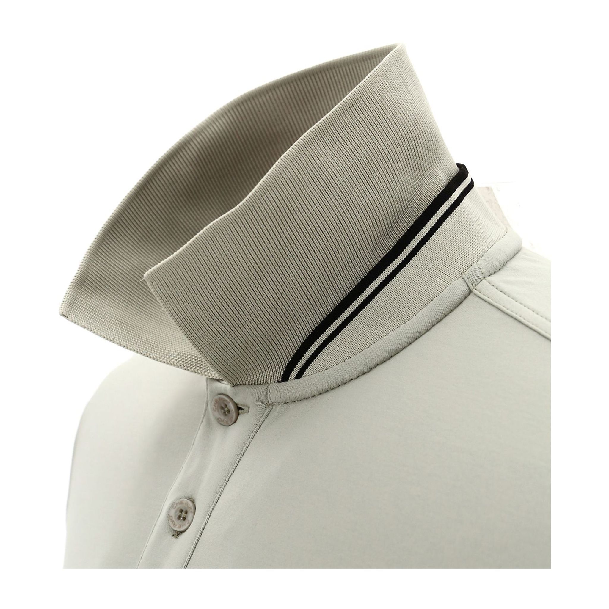 Chervo M Anguy LS Polo Grigio/Verde Uomo