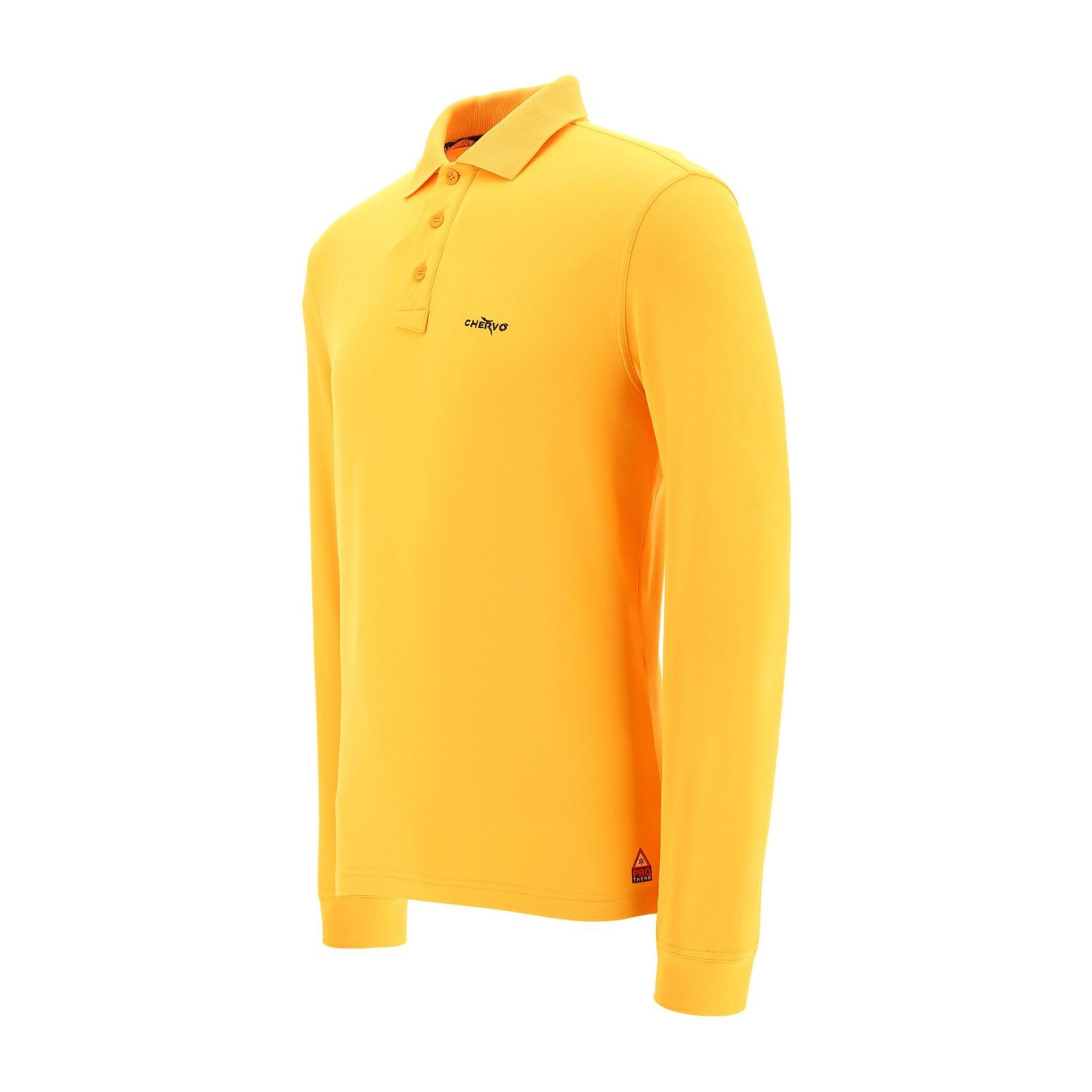 Chervo M Anguy LS Polo Sprint Arancione Uomo