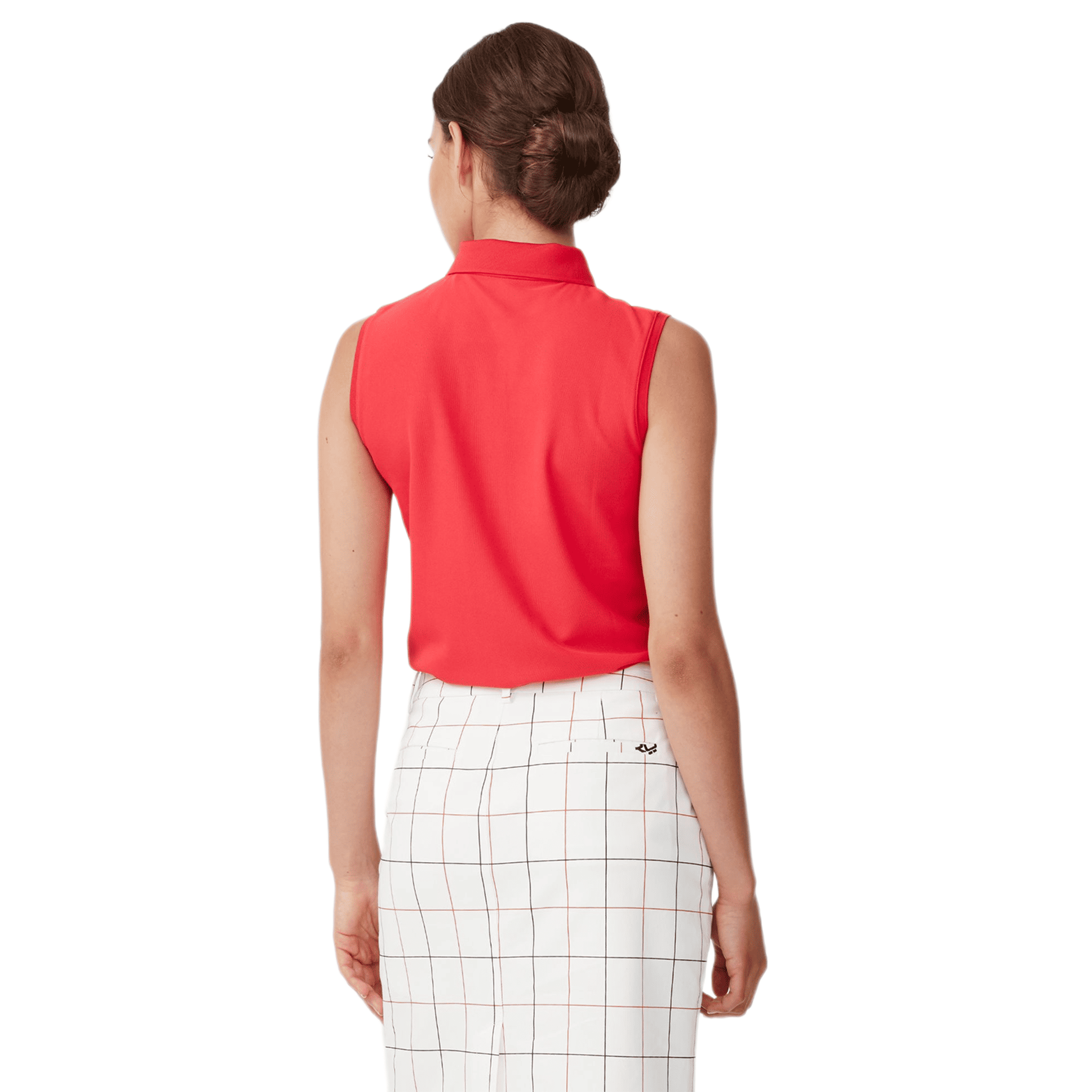 Röhnisch Soft Func Golf Polo senza maniche rosso da donna