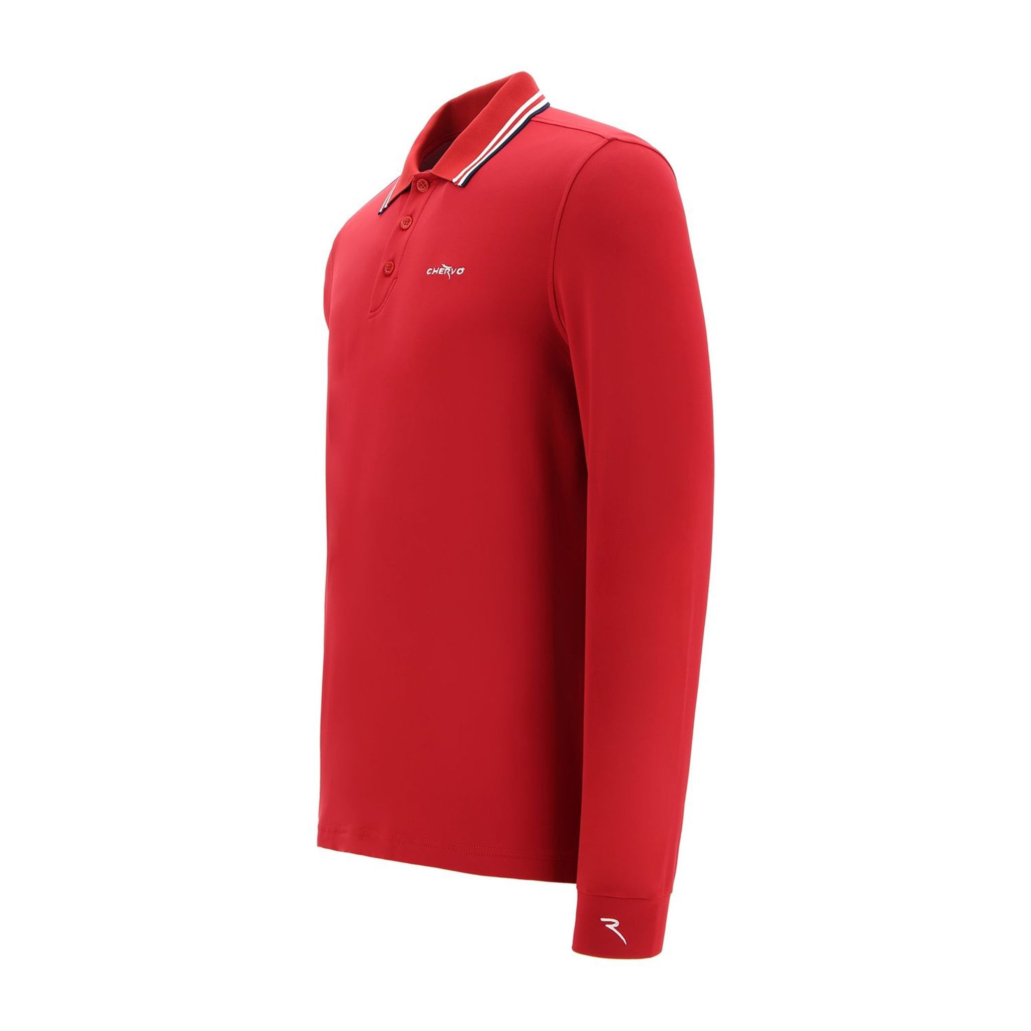 Chervo M Atem LS Polo Rosso Uomo