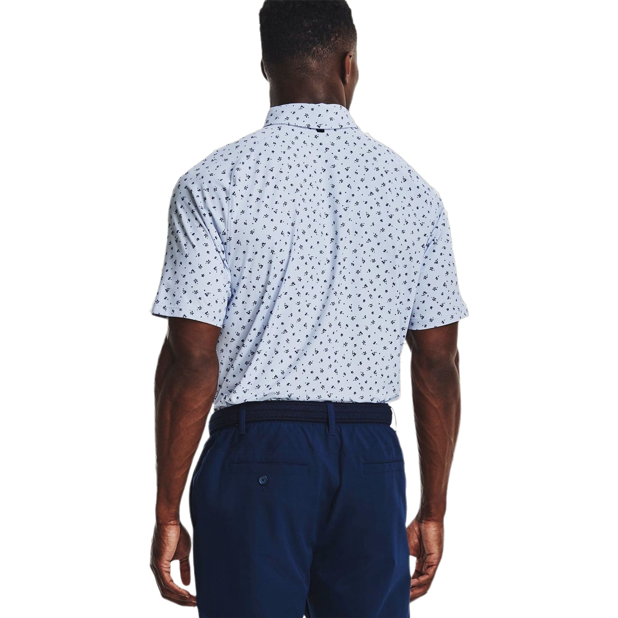 Under Armour Polo Manica Corta Iso-Chill Floral Dash Azzurro Uomo Uomo
