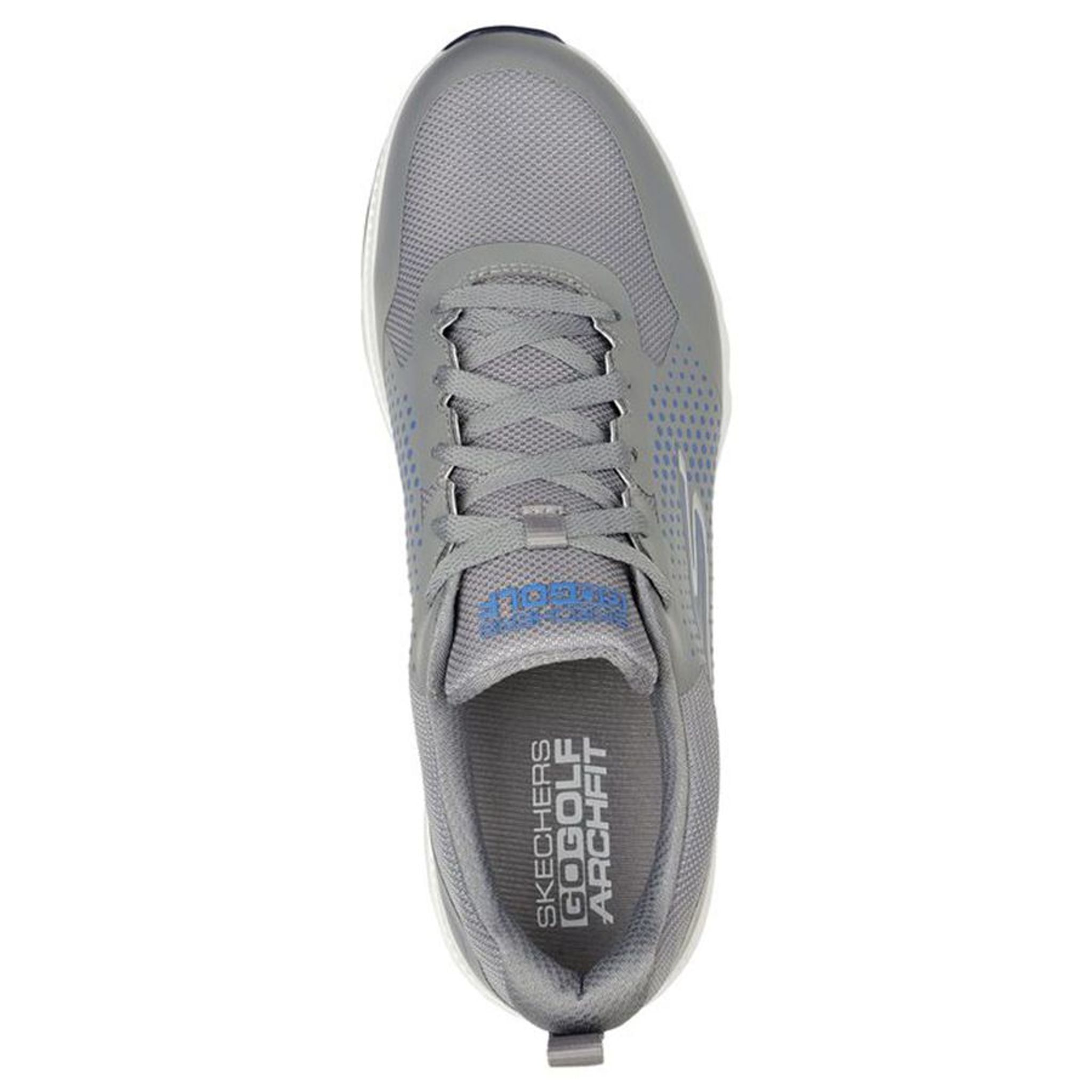 Skechers M GO GOLF ELITE 5 - Grigio Sintetico/Tessuto/Blu Tr Uomo