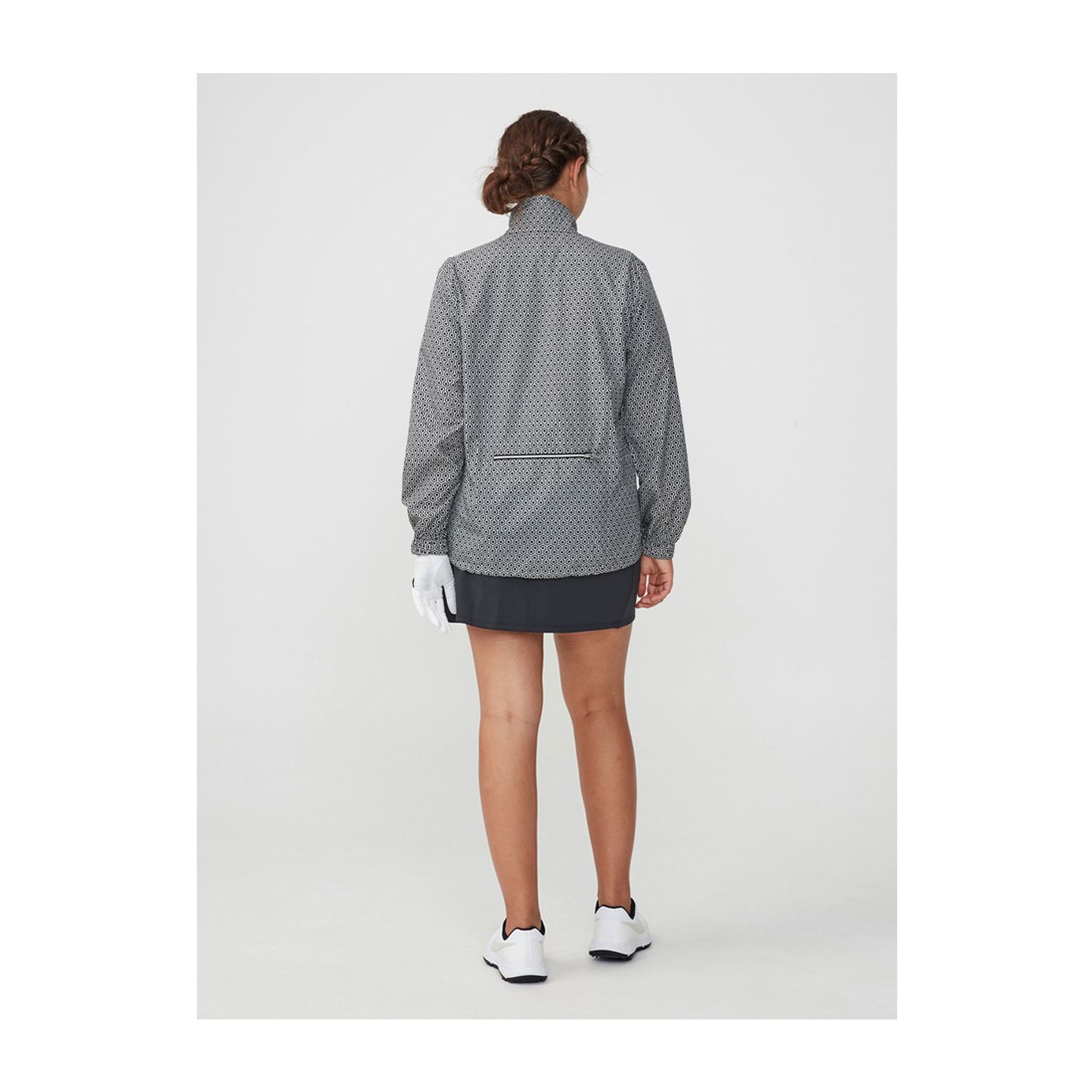 Giacca antivento tascabile Röhnisch Geo Comb Nero Donna
