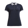 Polo Röhnisch Stripe Navy da donna