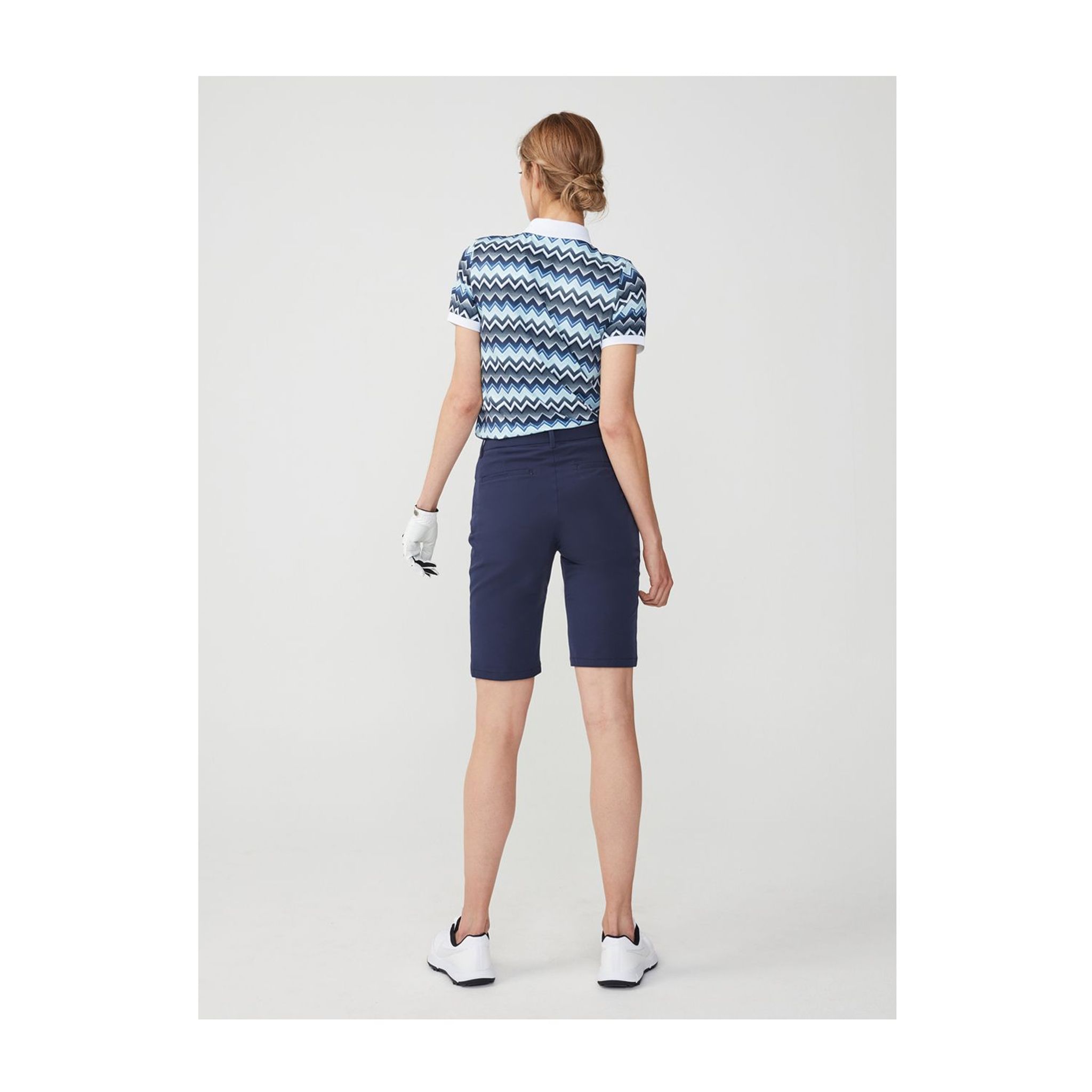 Röhnisch Element Polo Zigzag Blu Donna
