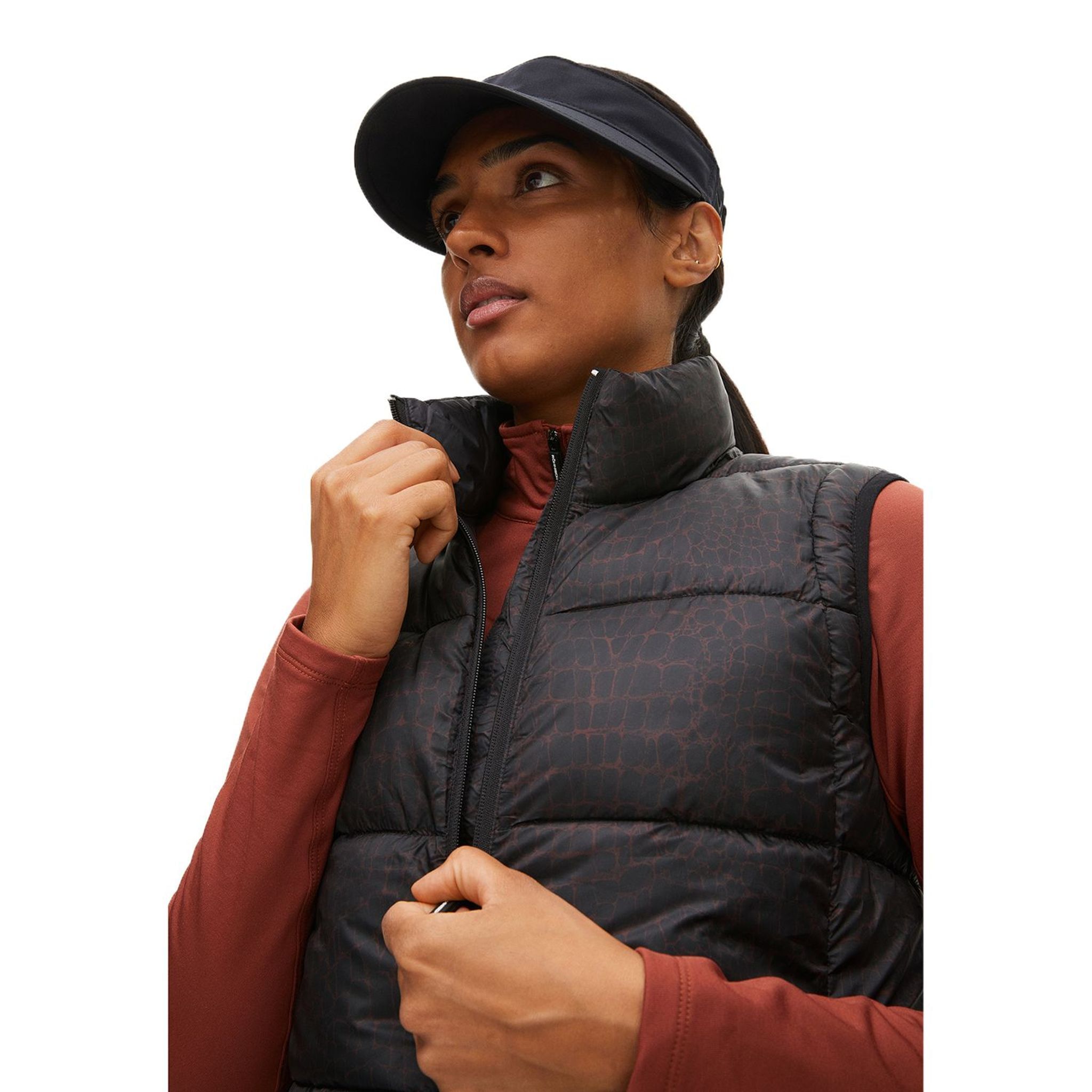 Röhnisch Avery Golf Vest Marrone Crocco Donna Donna