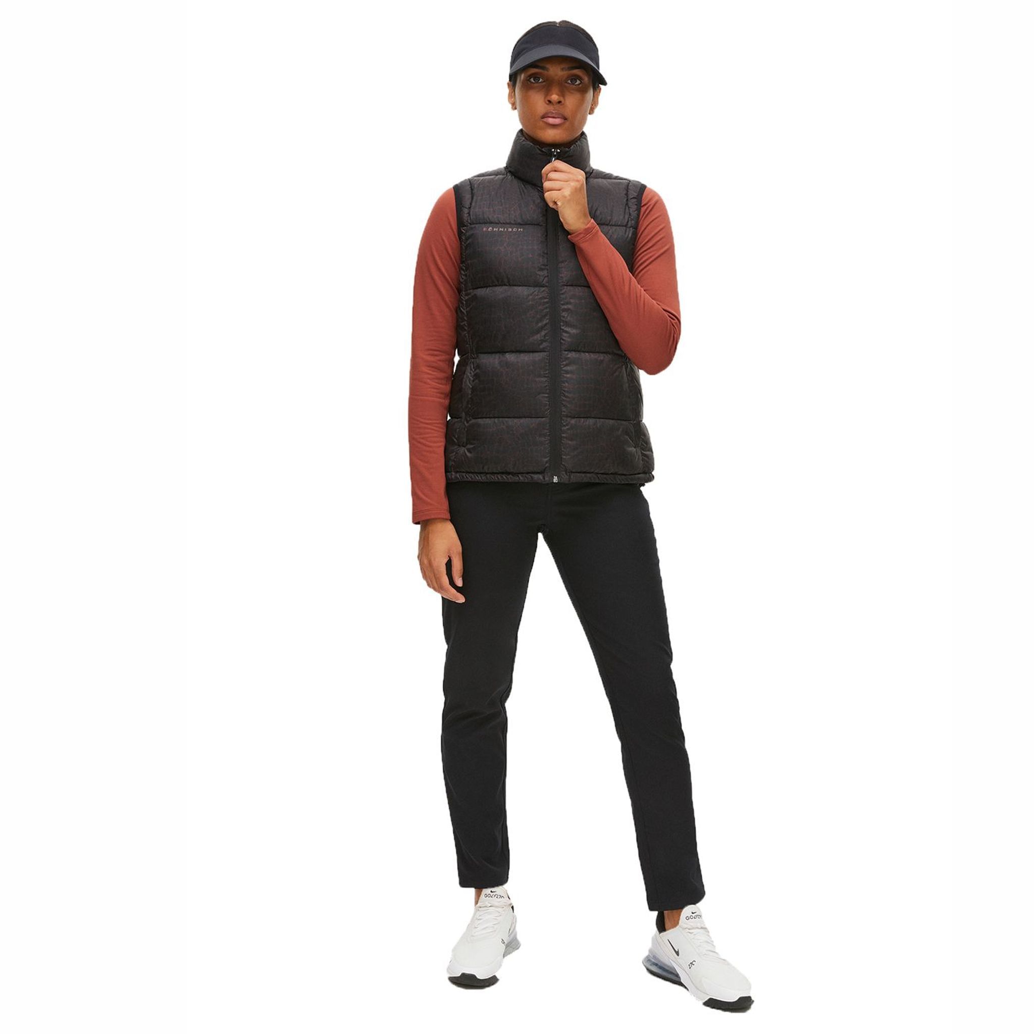 Röhnisch Avery Golf Vest Marrone Crocco Donna Donna