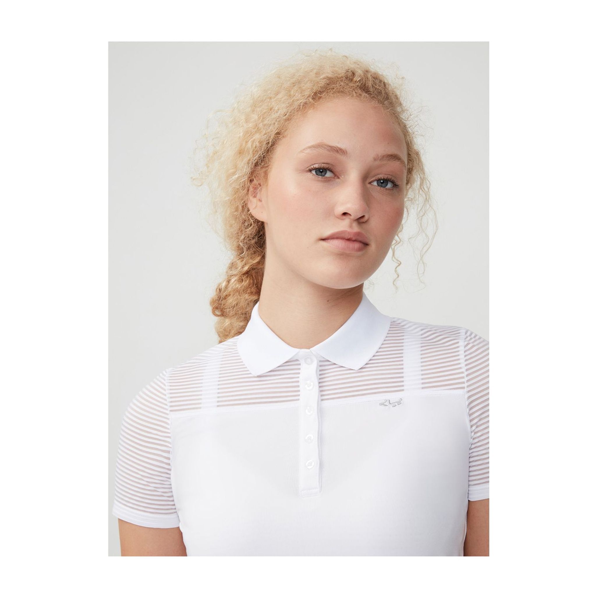 Polo Röhnisch Miko bianca da donna