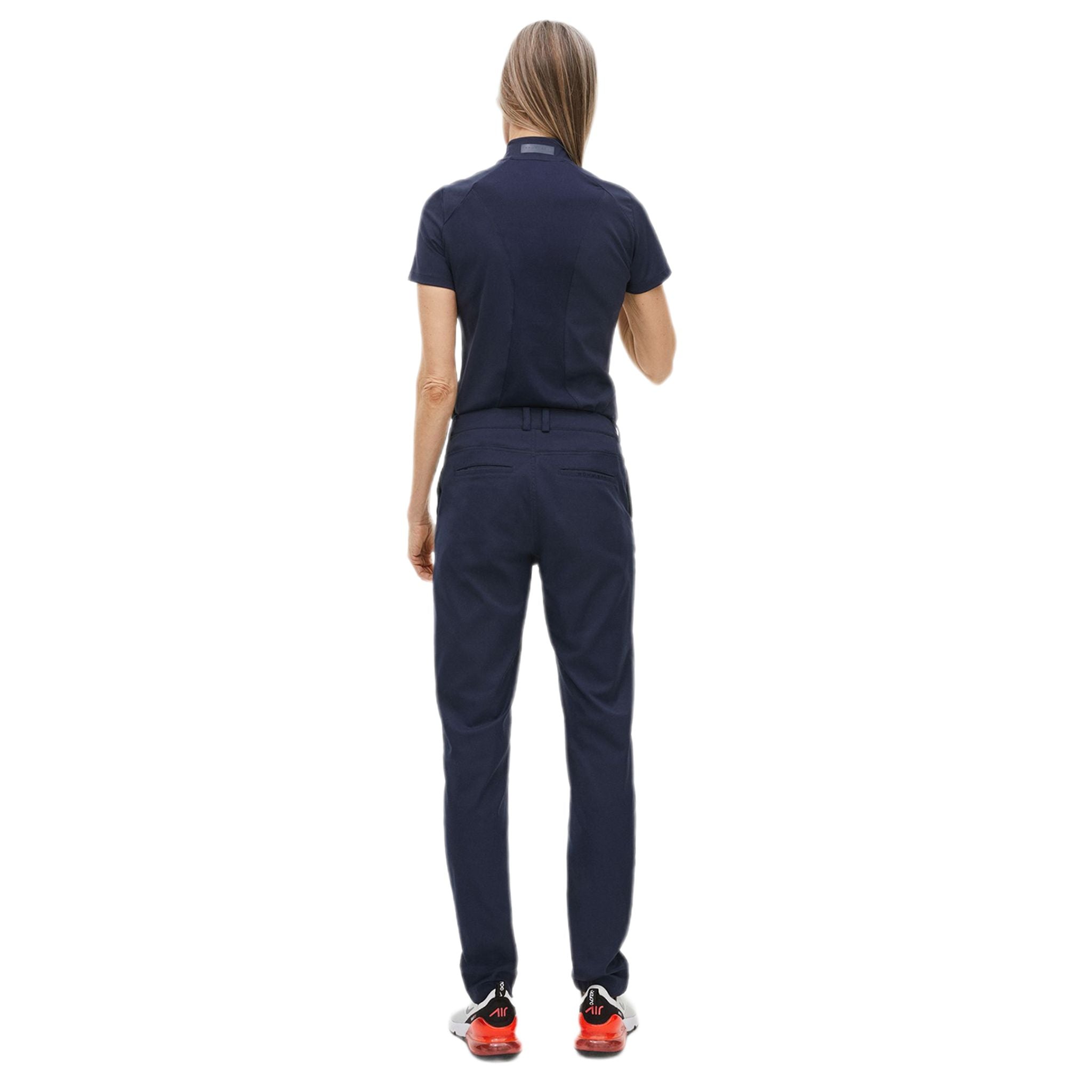 Pantaloni da golf Röhnisch Cheer 32 blu navy da donna