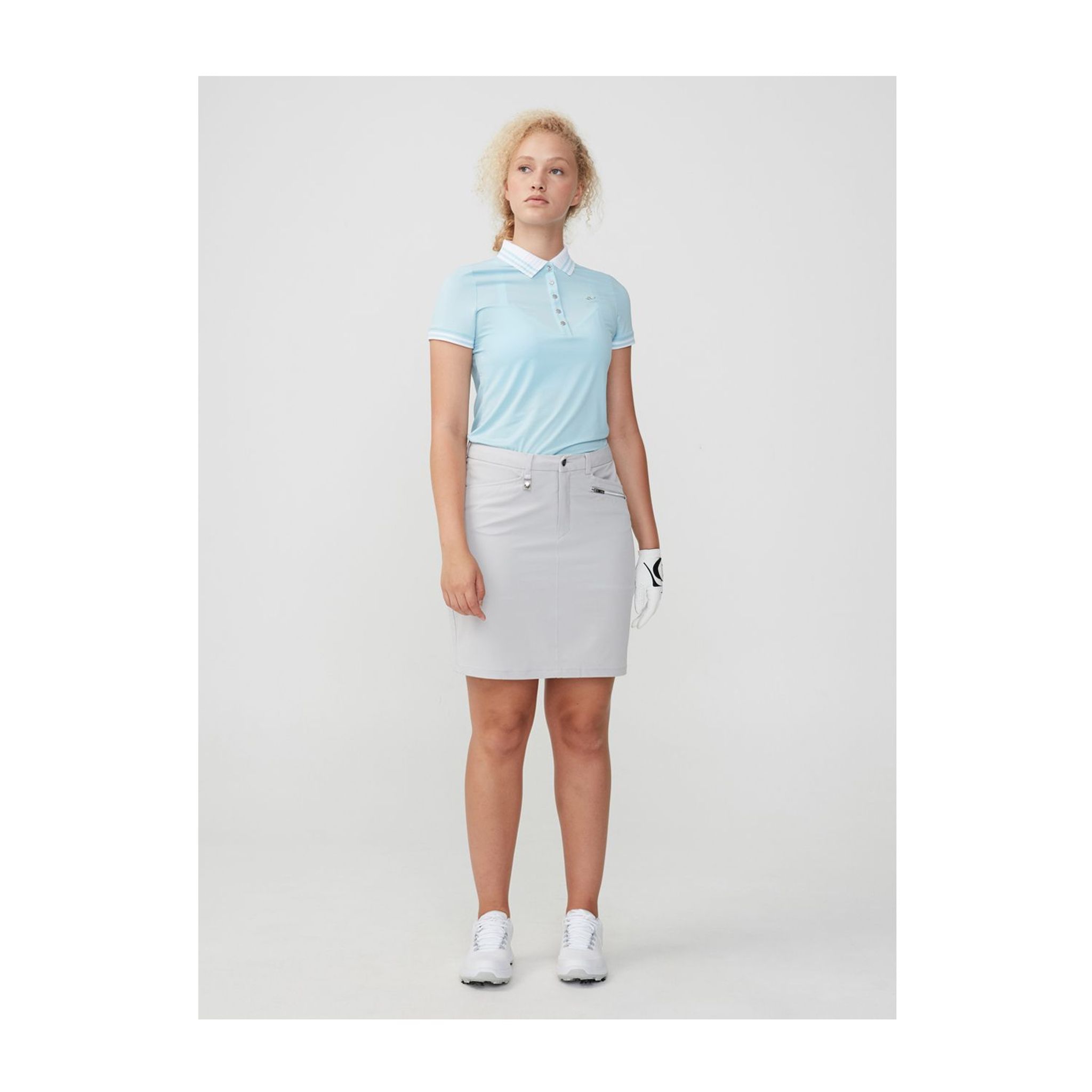 Röhnisch Skort Comfort Stretch Grigio Argento Donna