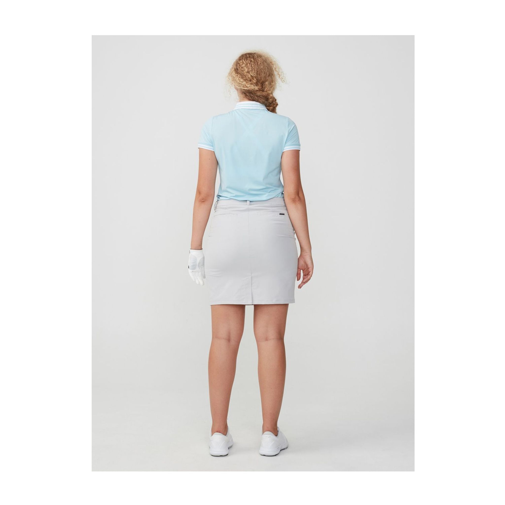 Röhnisch Skort Comfort Stretch Grigio Argento Donna