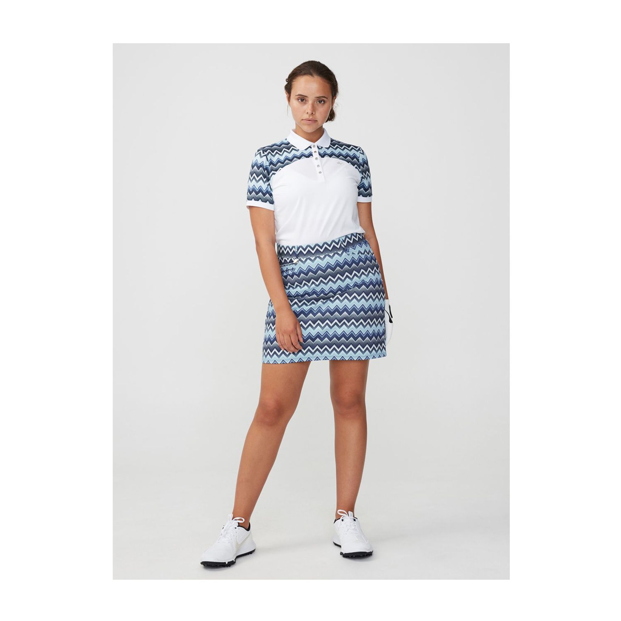 Röhnisch Move Skort Zigzag Blu Donna