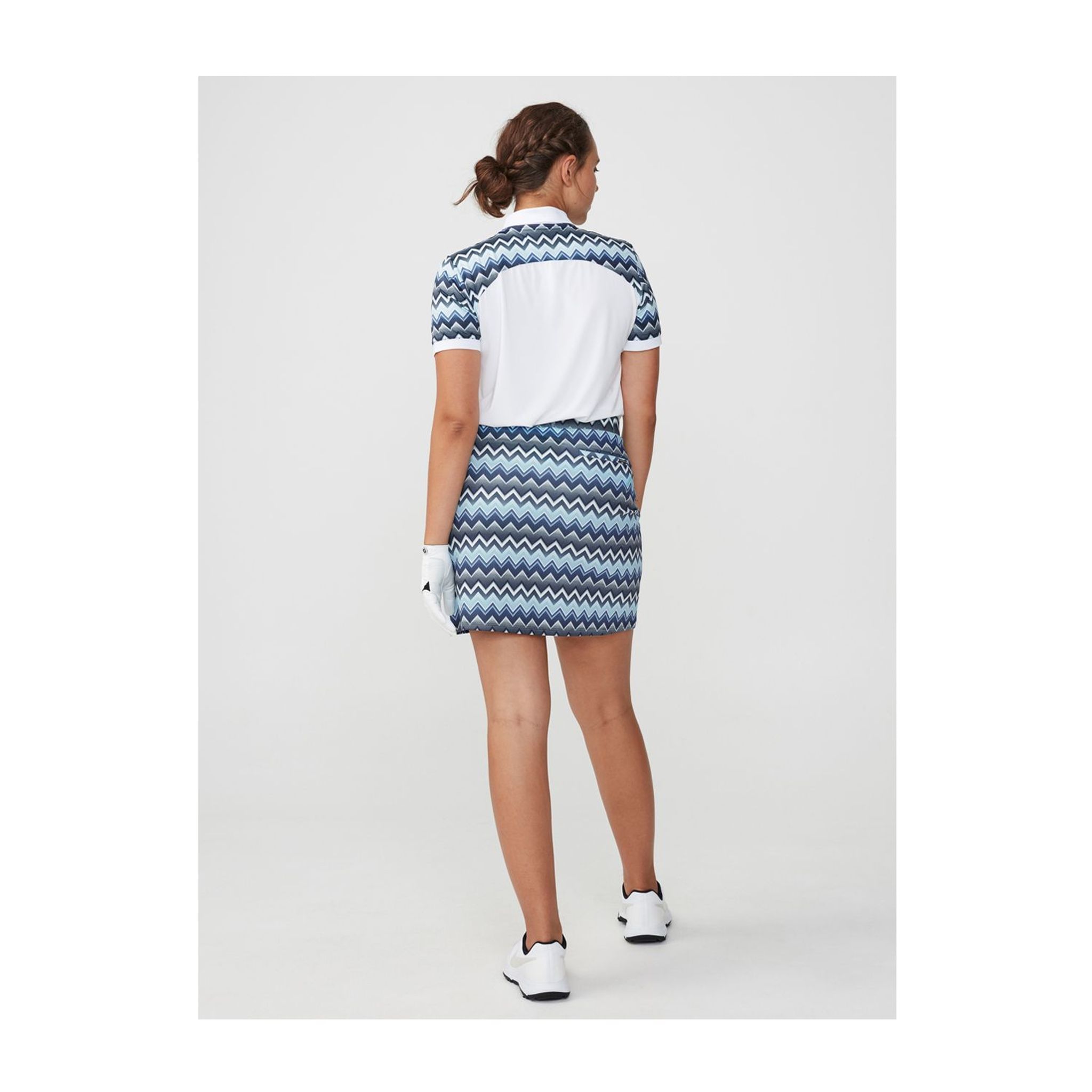 Röhnisch Move Skort Zigzag Blu Donna