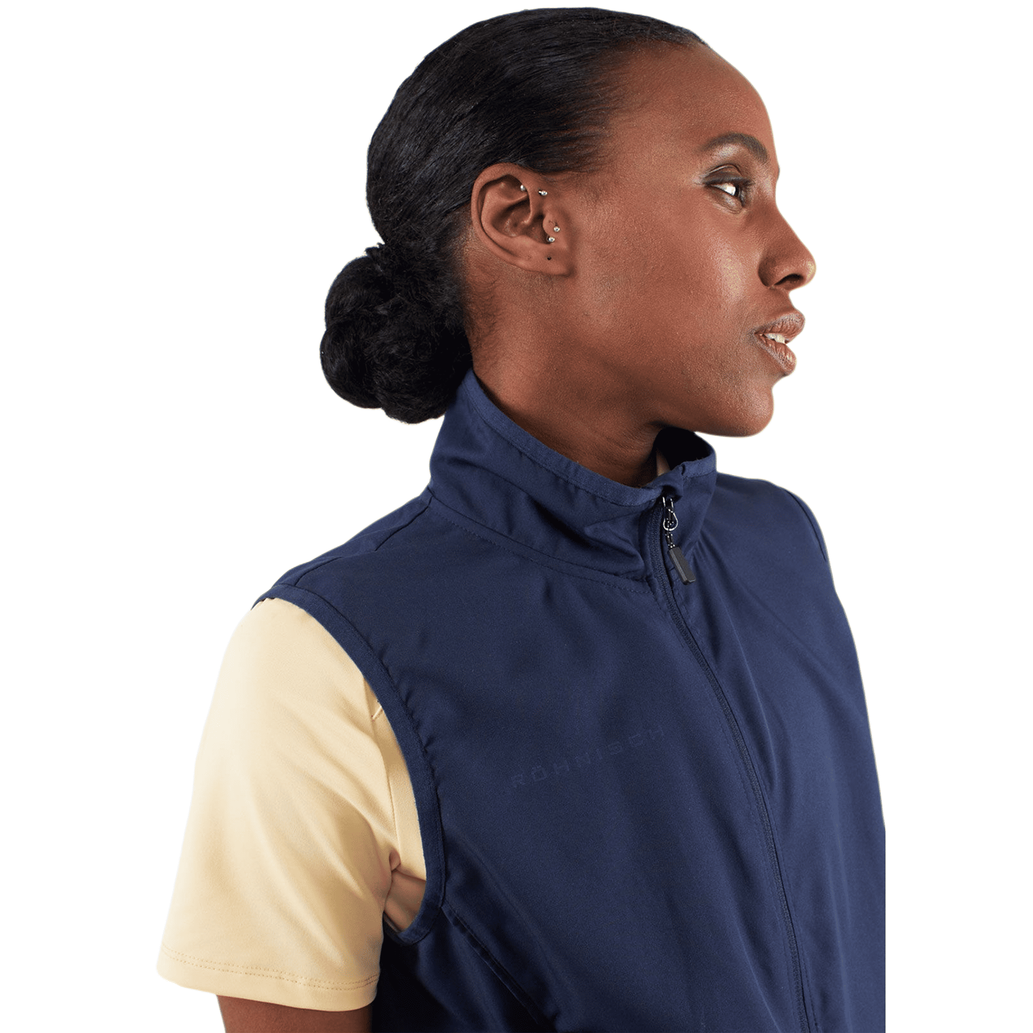 Gilet da golf Röhnisch Accelerate blu navy da donna