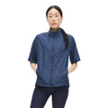 Röhnisch W Wind SS Packable Navy Micro Spot da donna