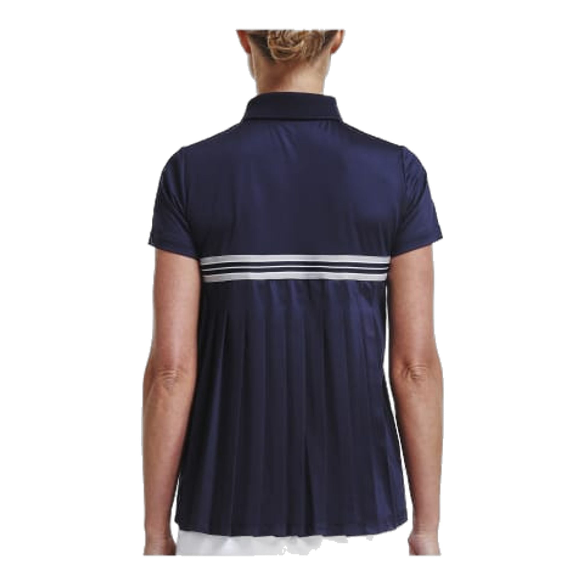 Röhnisch Polo plissettato Indigo Night Donna
