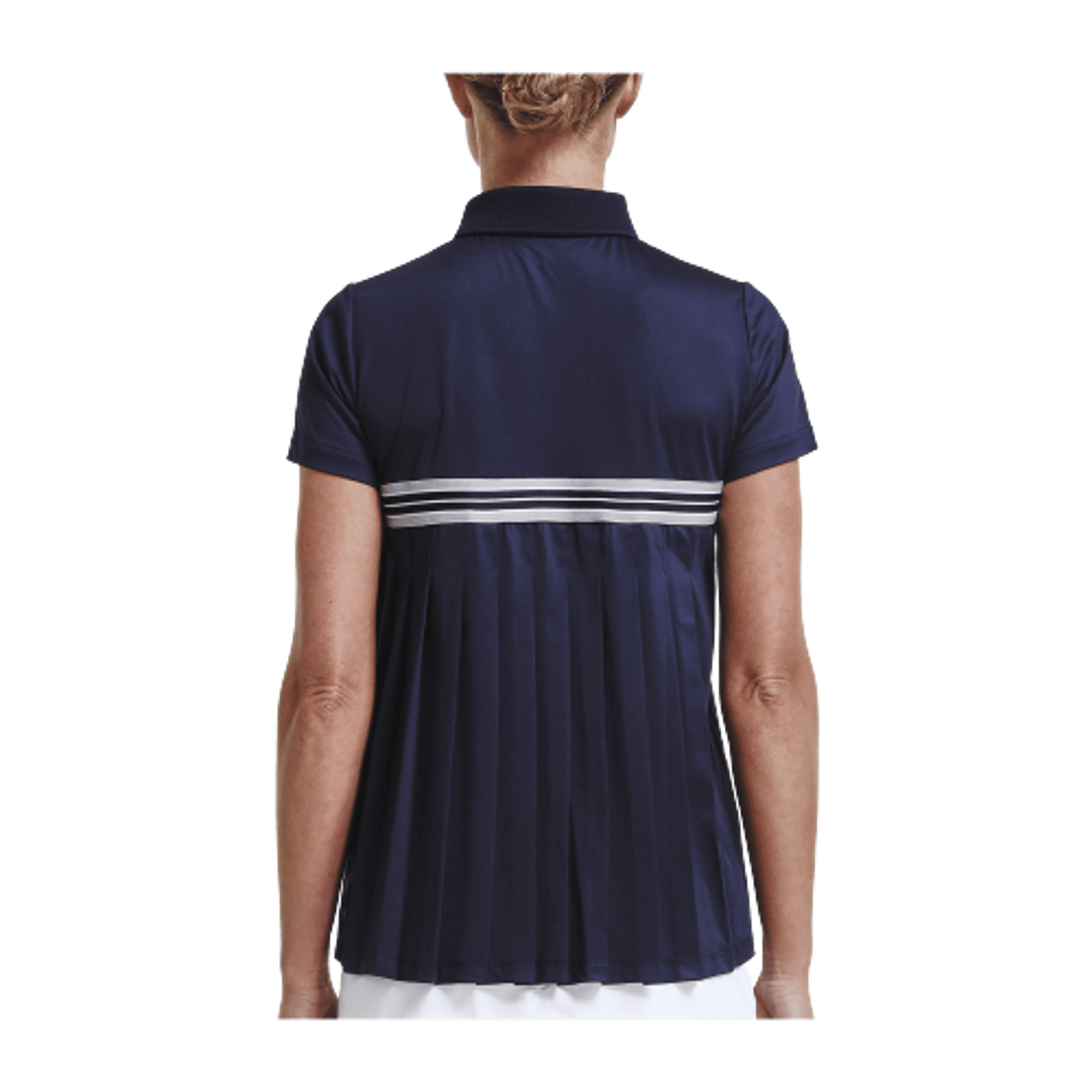 Röhnisch Polo plissettato Indigo Night Donna