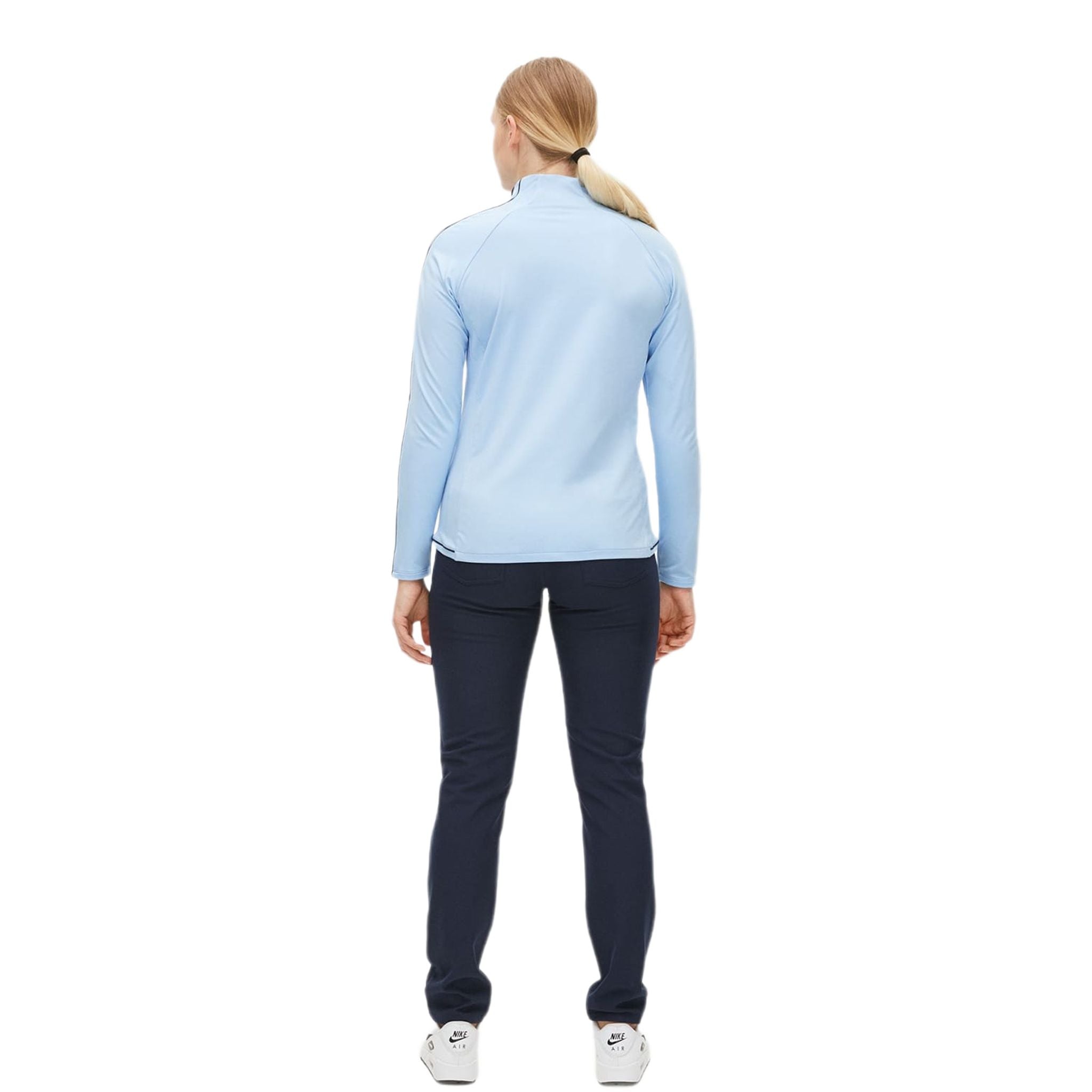 Röhnisch Serena Golf Layer Mezza Zip Blu Polvere Donna Donna