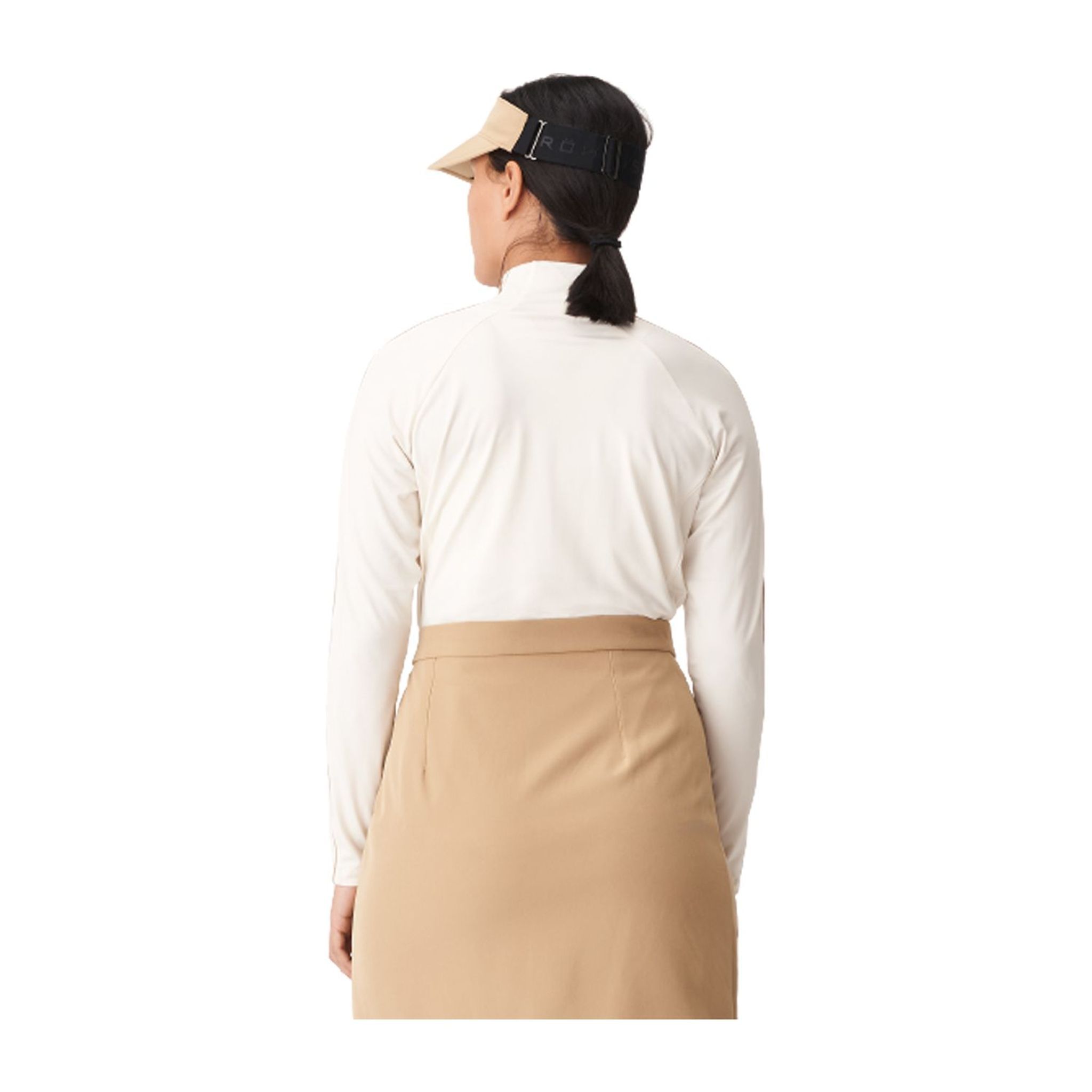Röhnisch W Layer Serena Mezza Zip Bianco/Beige Donna