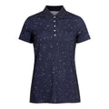 Polo Röhnisch Direction blu navy Micro Spot Donna