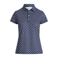 Polo Ralph Lauren W Printed Airflow SS da donna blu navy