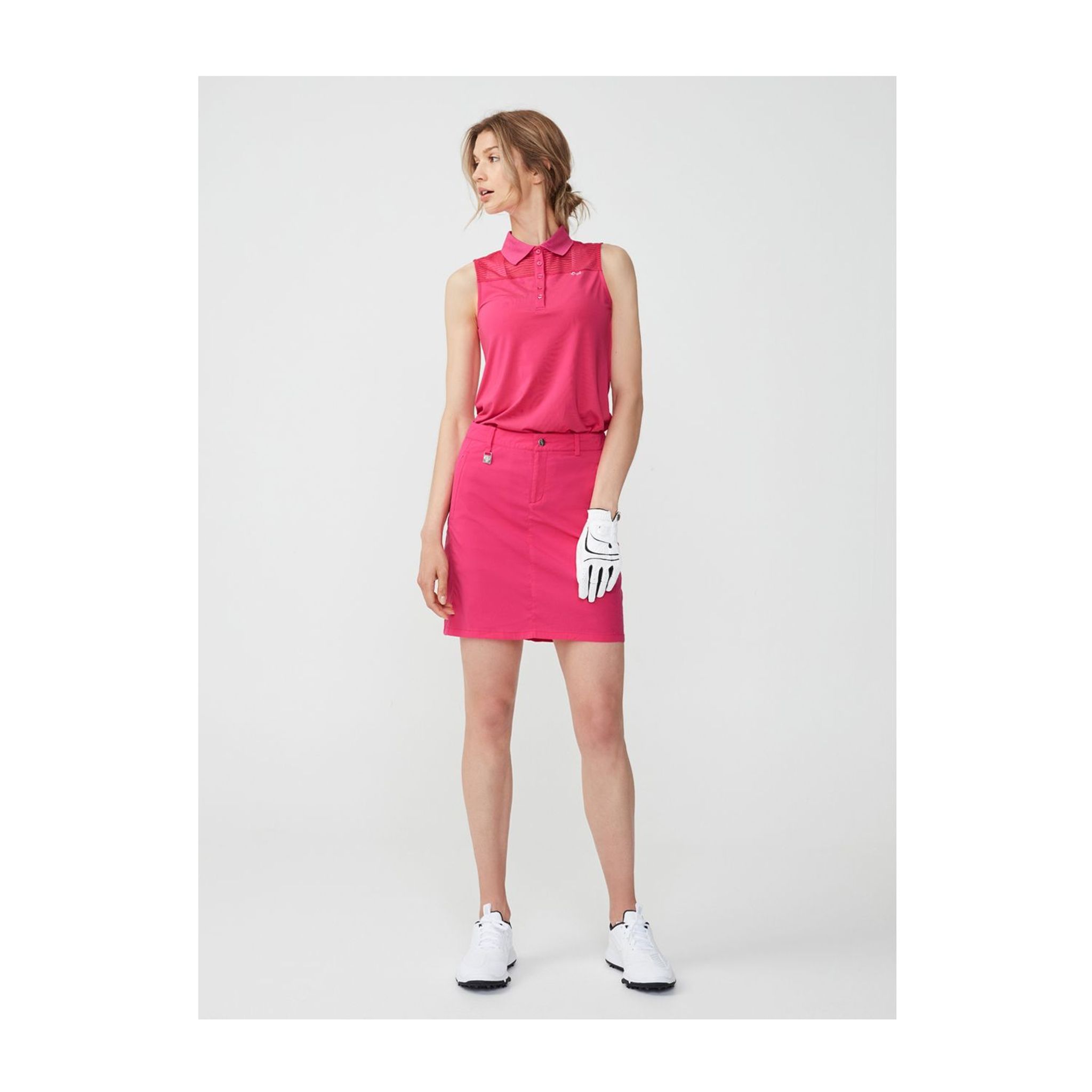 Röhnisch Miko SL Polo Fucsia Donna