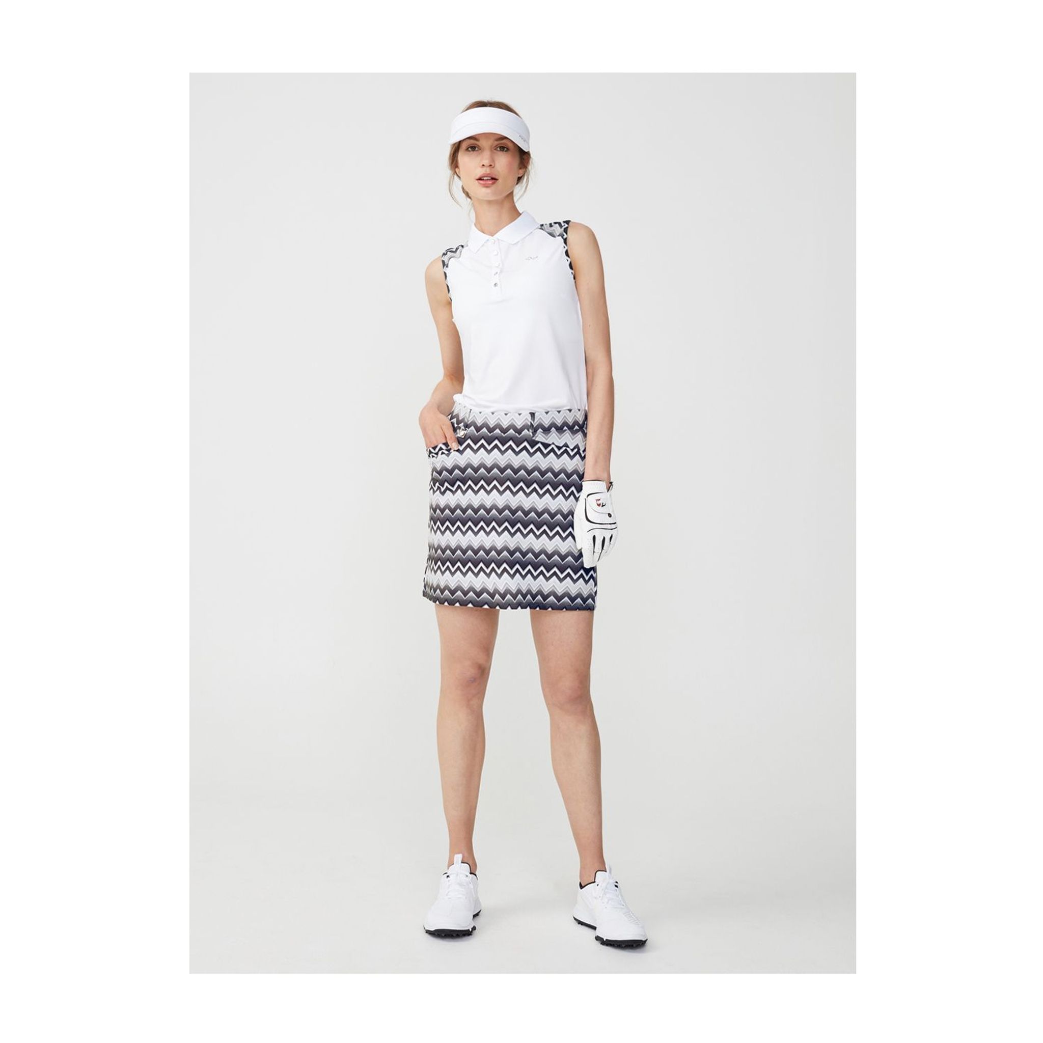 Röhnisch Element SL Polo Zigzag Sabbia Donna
