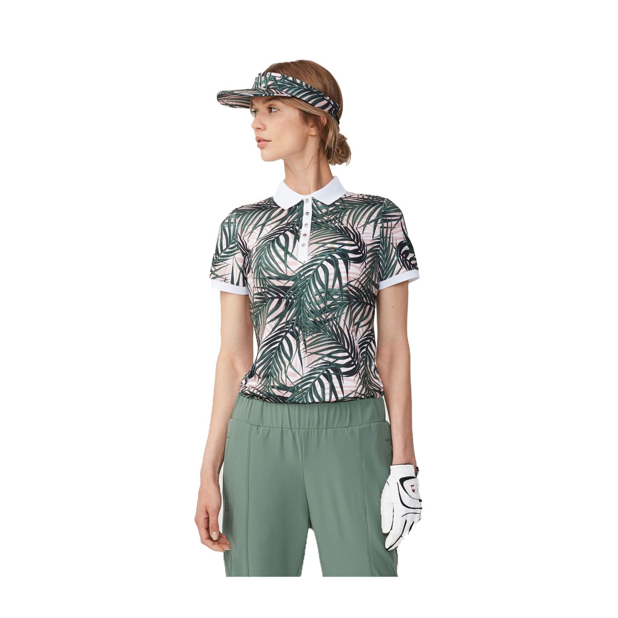 Röhnisch Polo Element Palm Pale Pink da donna