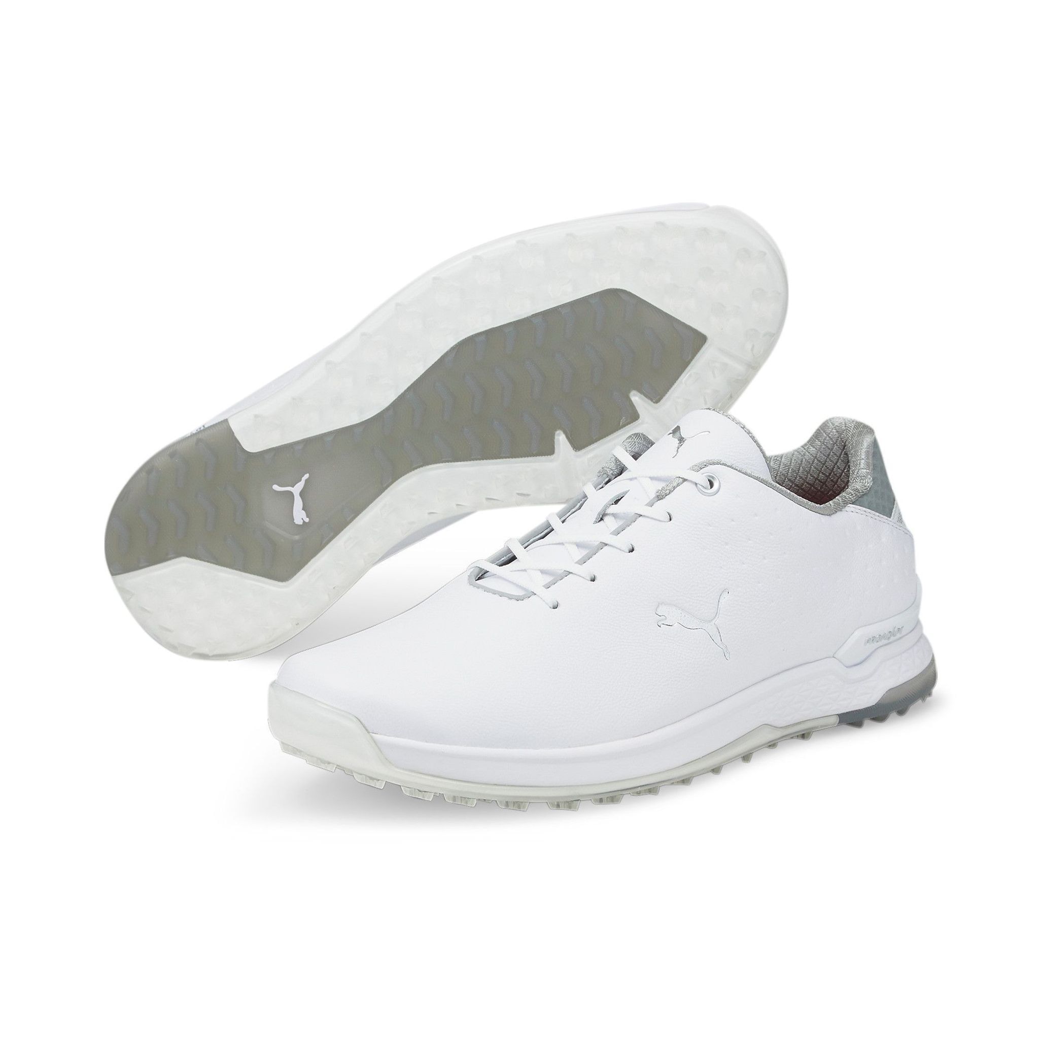 Puma M Proadapt Alphacat Pelle Puma Bianco/Puma Argento Uomo