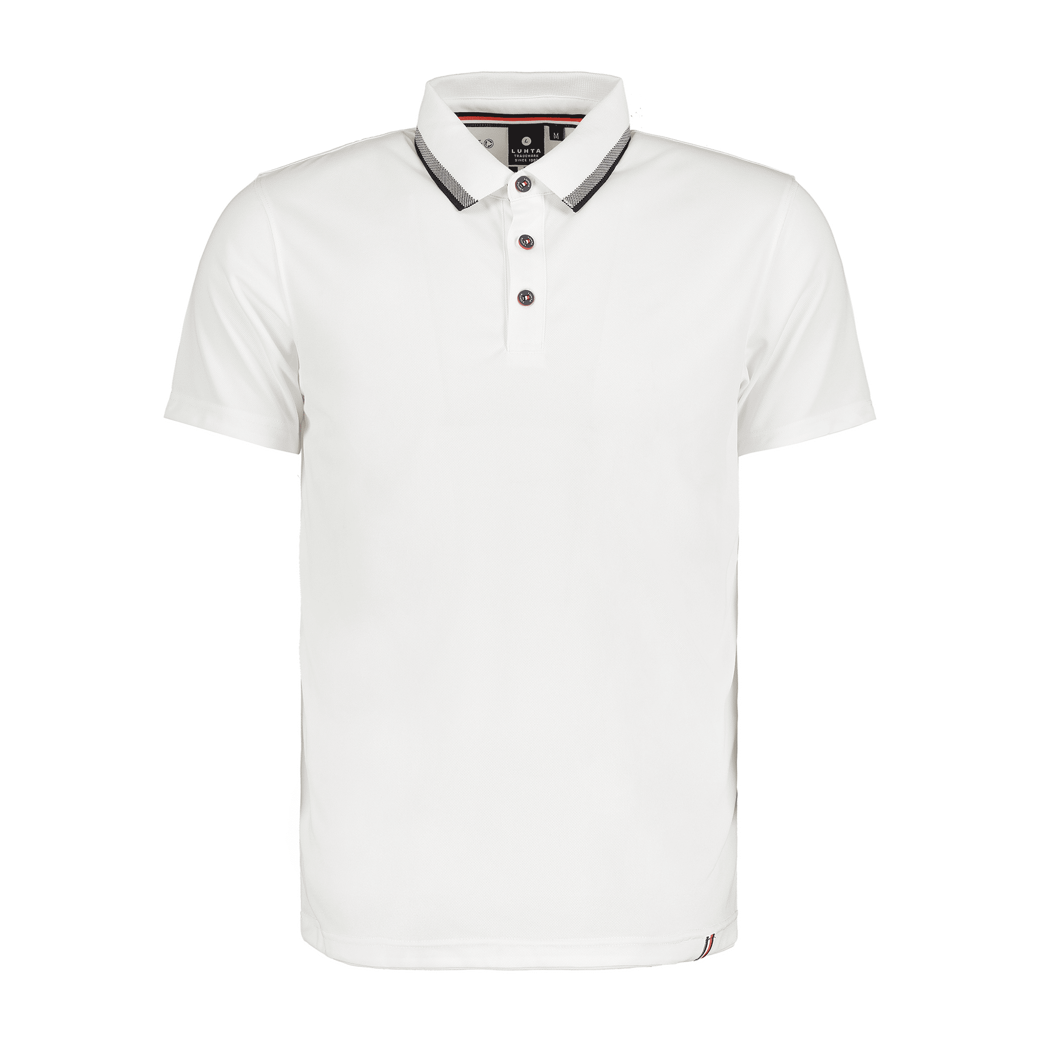 Luhta M Polo Shirts Kuortti Optic White Herren