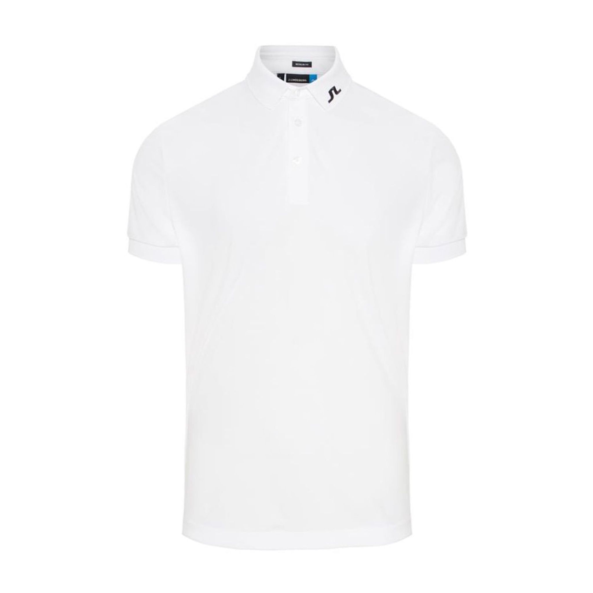 Polo in maglia J. Lindeberg M KV Reg-TX bianca da uomo