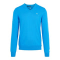 J. Lindeberg M Lymann-Tour Merino Maglione Blu Vero Uomo