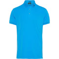 Polo in jersey J. Lindeberg M KV Reg Fit-TX blu scuro da uomo