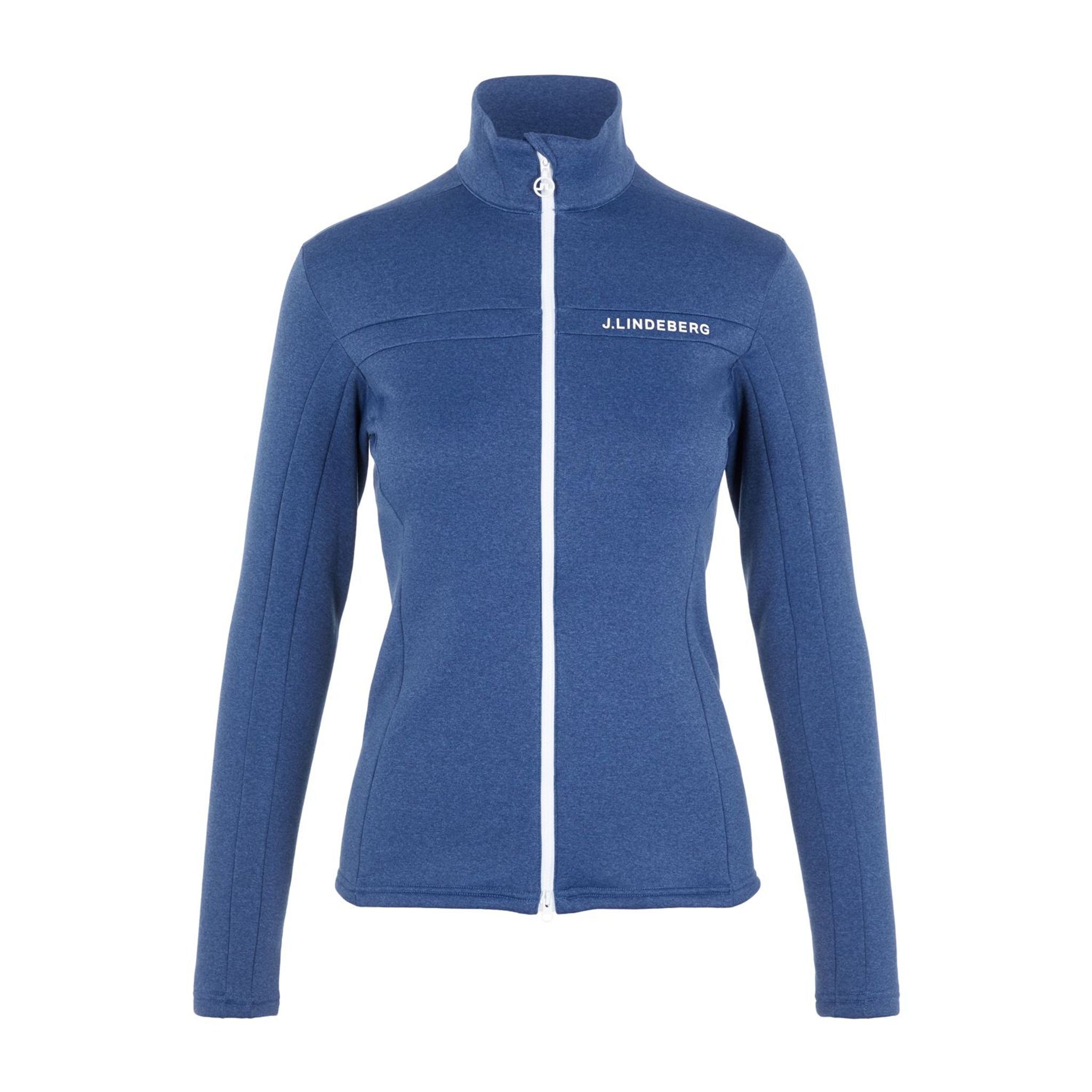 J. Lindeberg W Mid Layer Flora Blu notte/Melange Donna