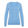 Maglione J. Lindeberg W Amaya-True Merino Lake Blue da donna